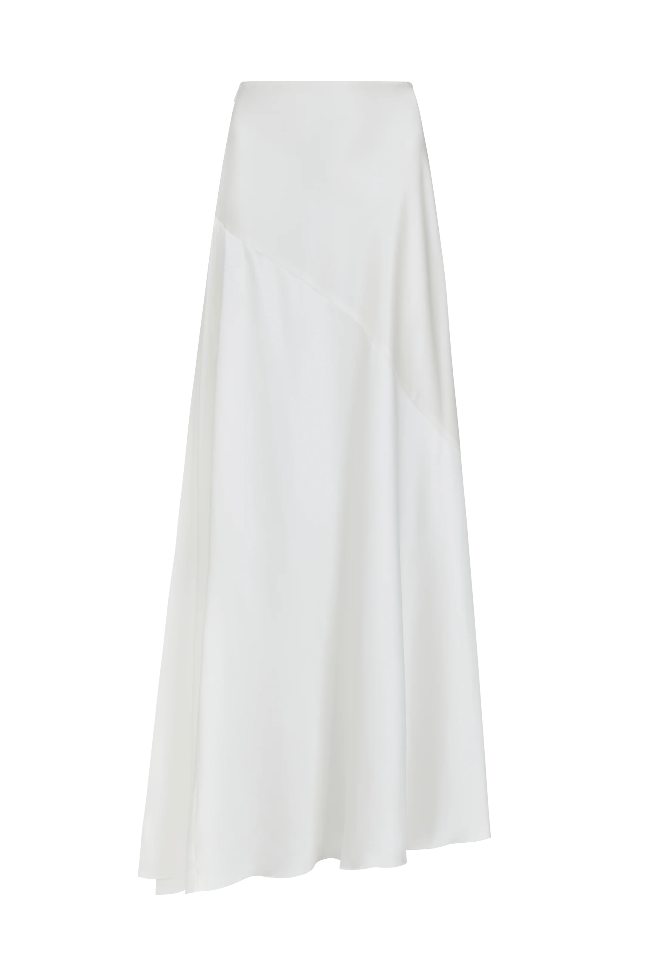 Asymmetrical Maxi Skirt in Silk - Image 5