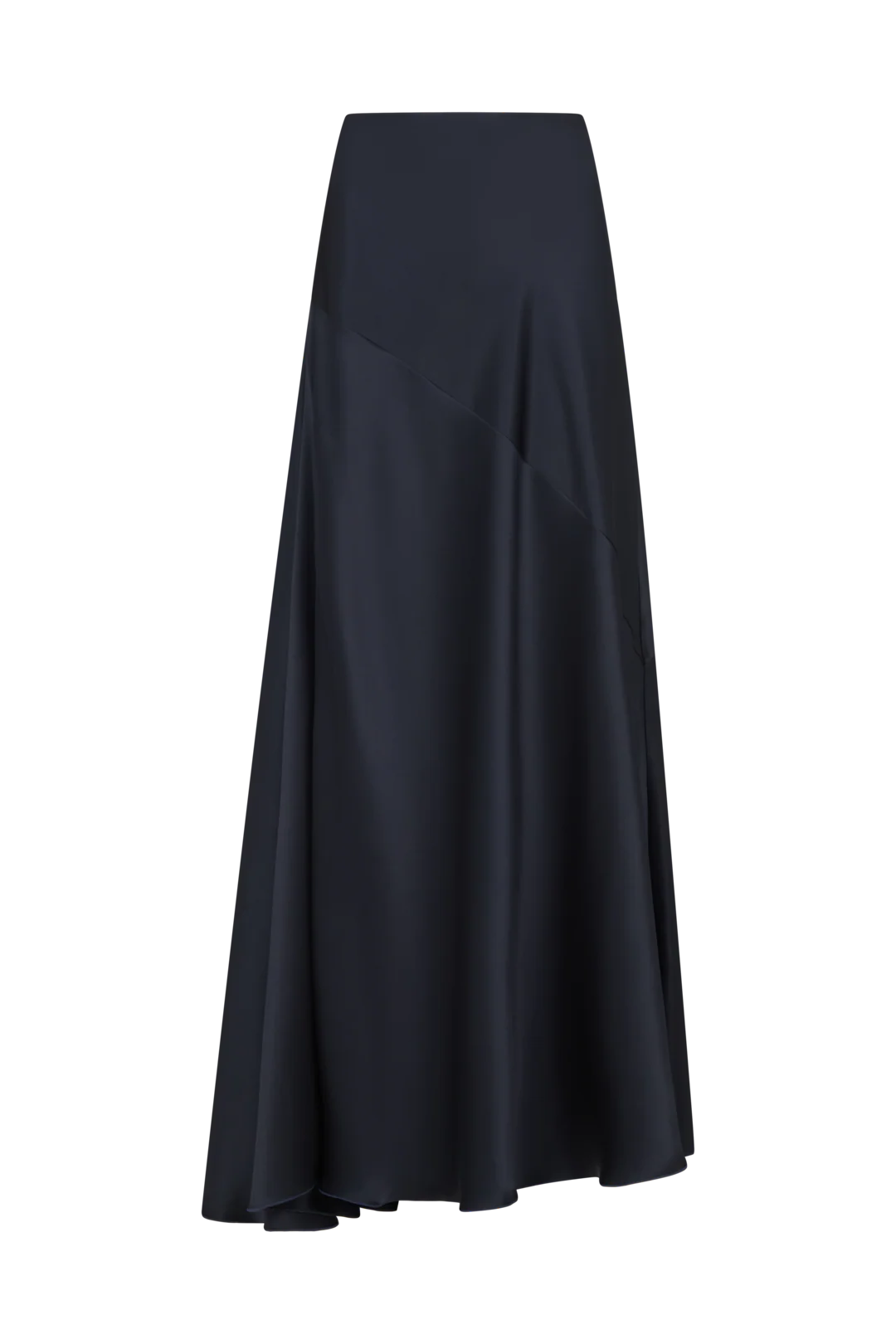 Asymmetrical Maxi Skirt in Silk - Image 3
