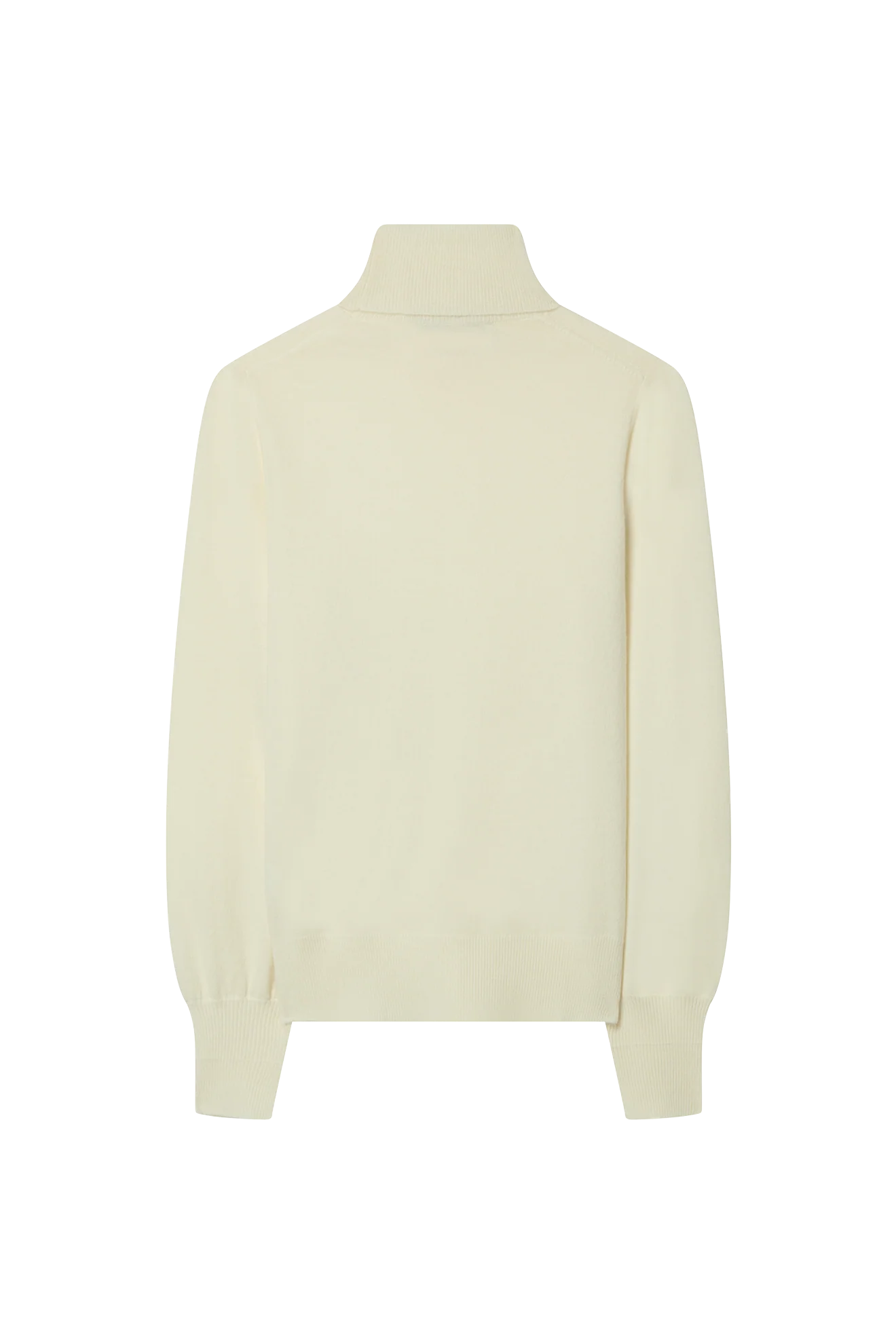 Balloon Sleeve Turtleneck in Cashmere - Image 3