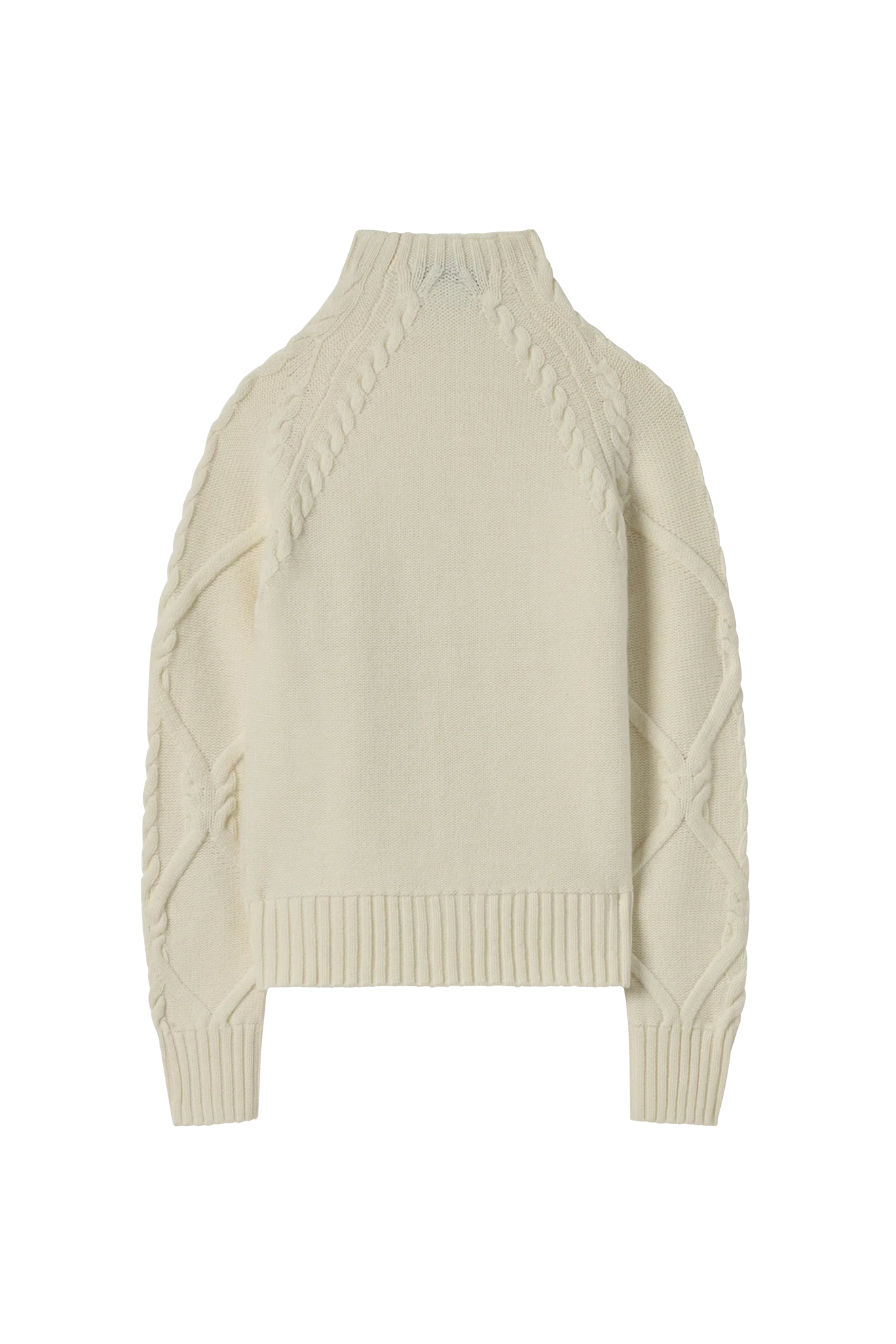 Cable Turtleneck in Cashmere - Image 6