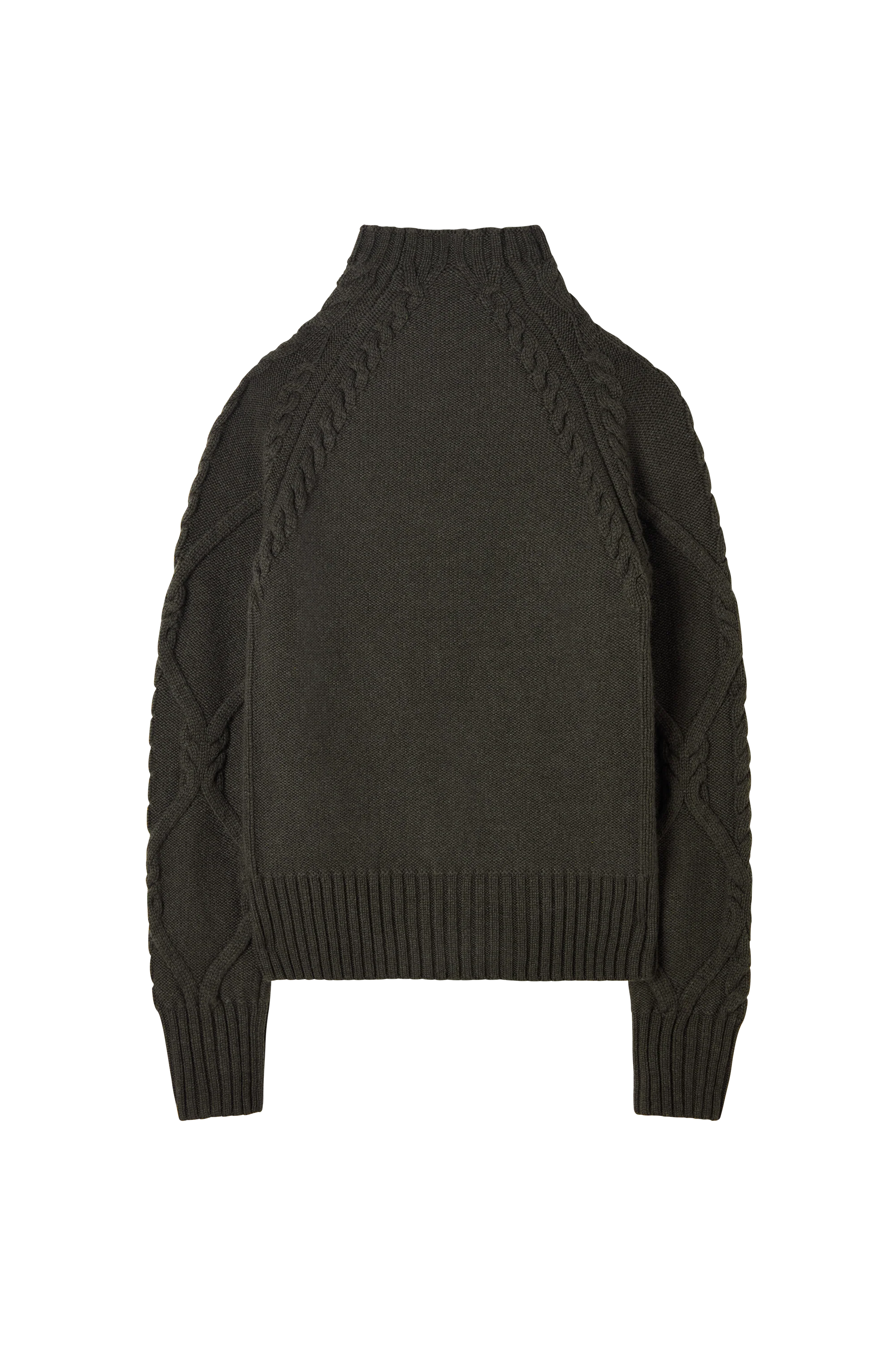 Cable Turtleneck in Cashmere - Image 6