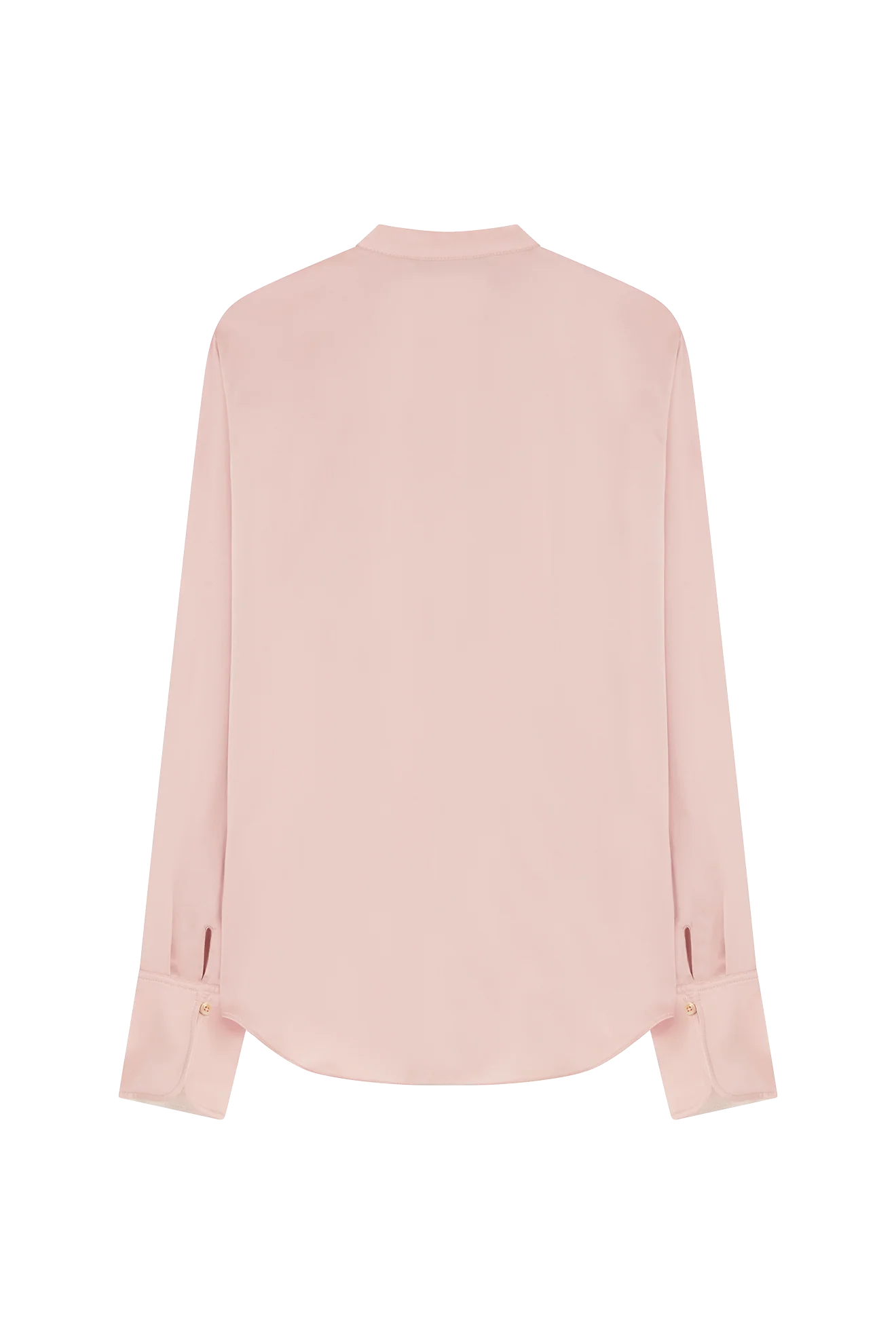 Cascade Ruffle Blouse in Sandwashed Silk Satin - Image 5