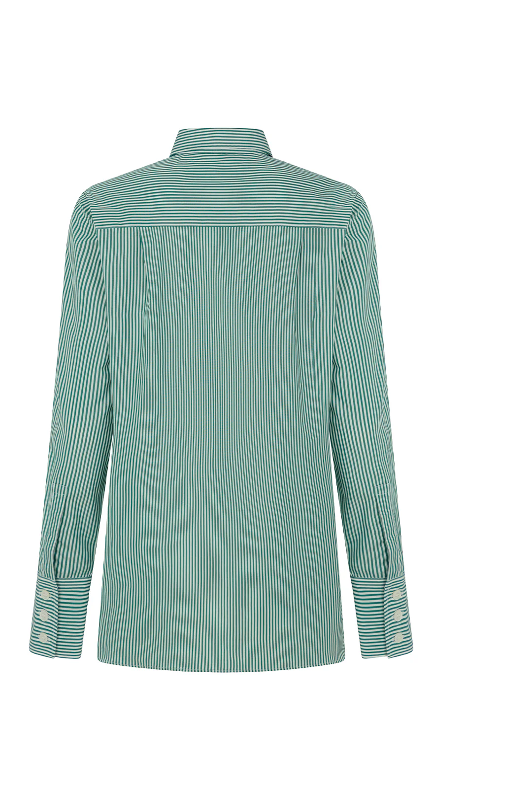 Classic Striped Shirt in Poplin - Image 3