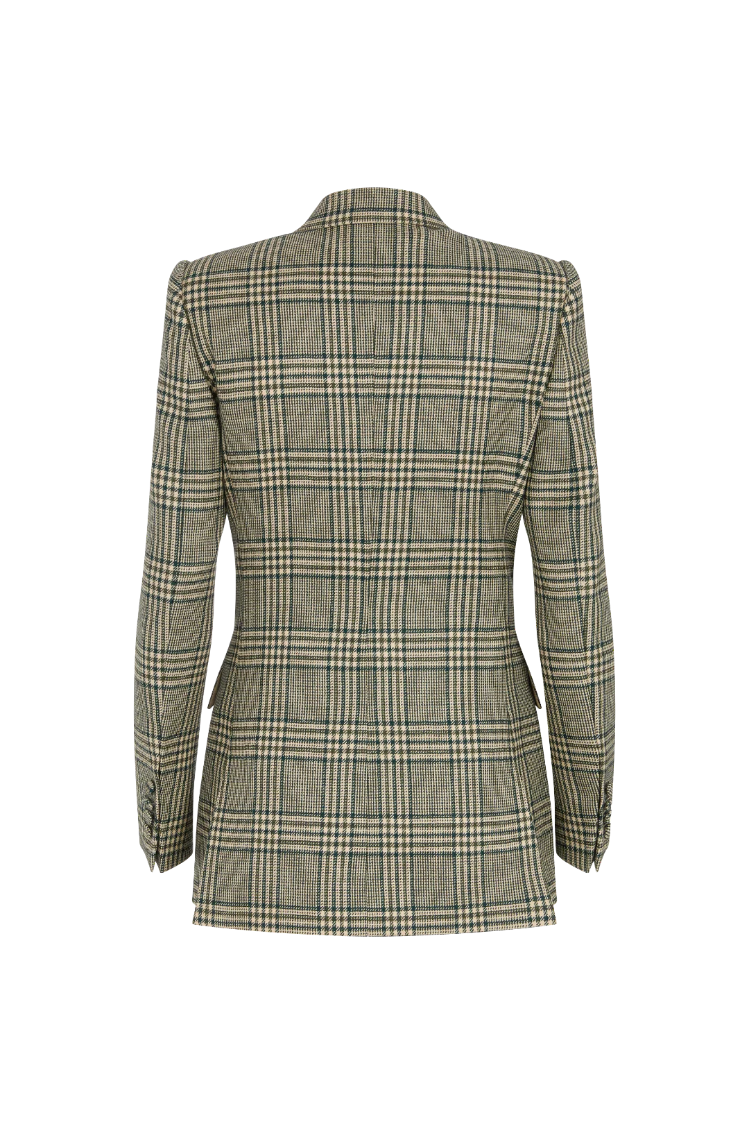 Double Breasted Jacket in Prince of Wales Check - Image 9
