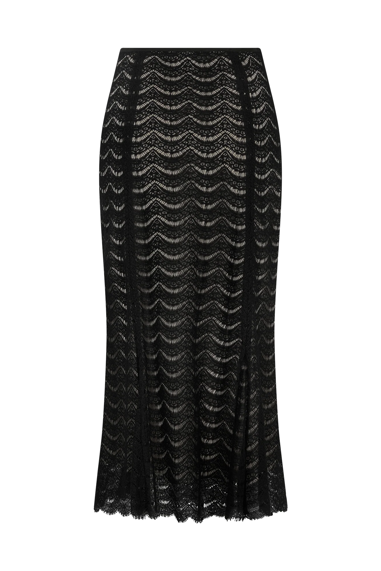 Godet Skirt in Lace - Image 3