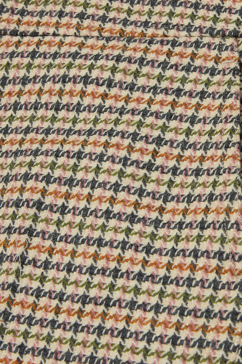Straight Leg Trouser in Houndstooth - Image 3