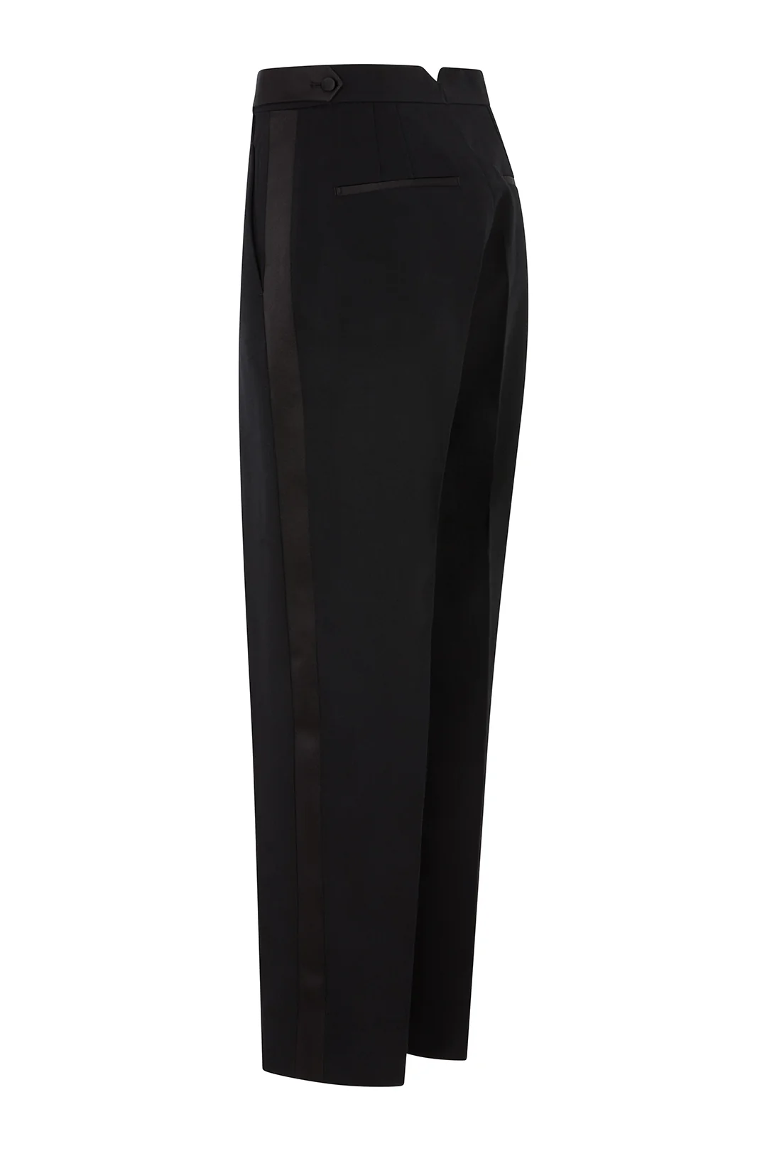 Tuxedo Cigarette Trouser in Wool Twill - Image 5