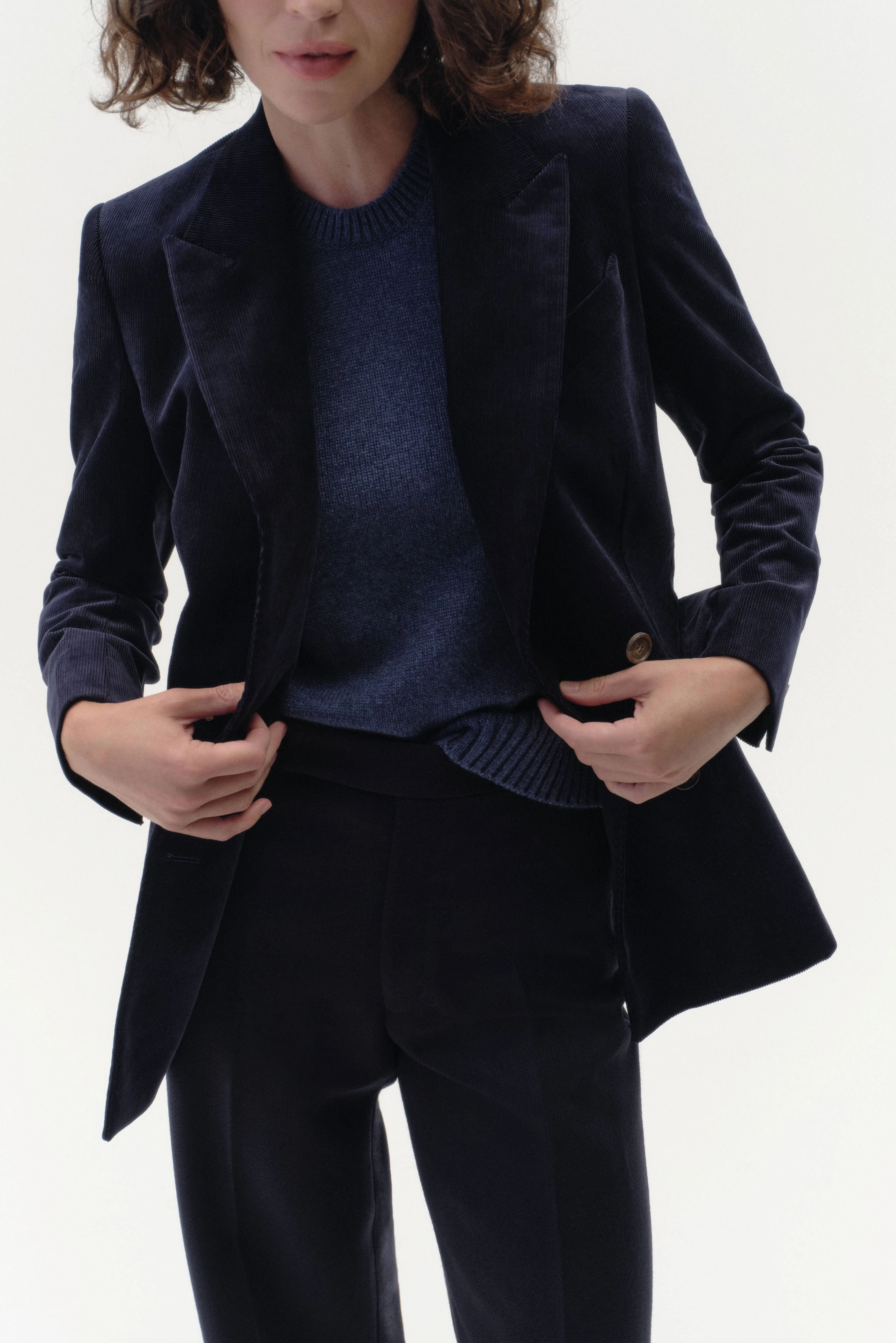 Double Breasted Jacket in Corduroy - Image 3