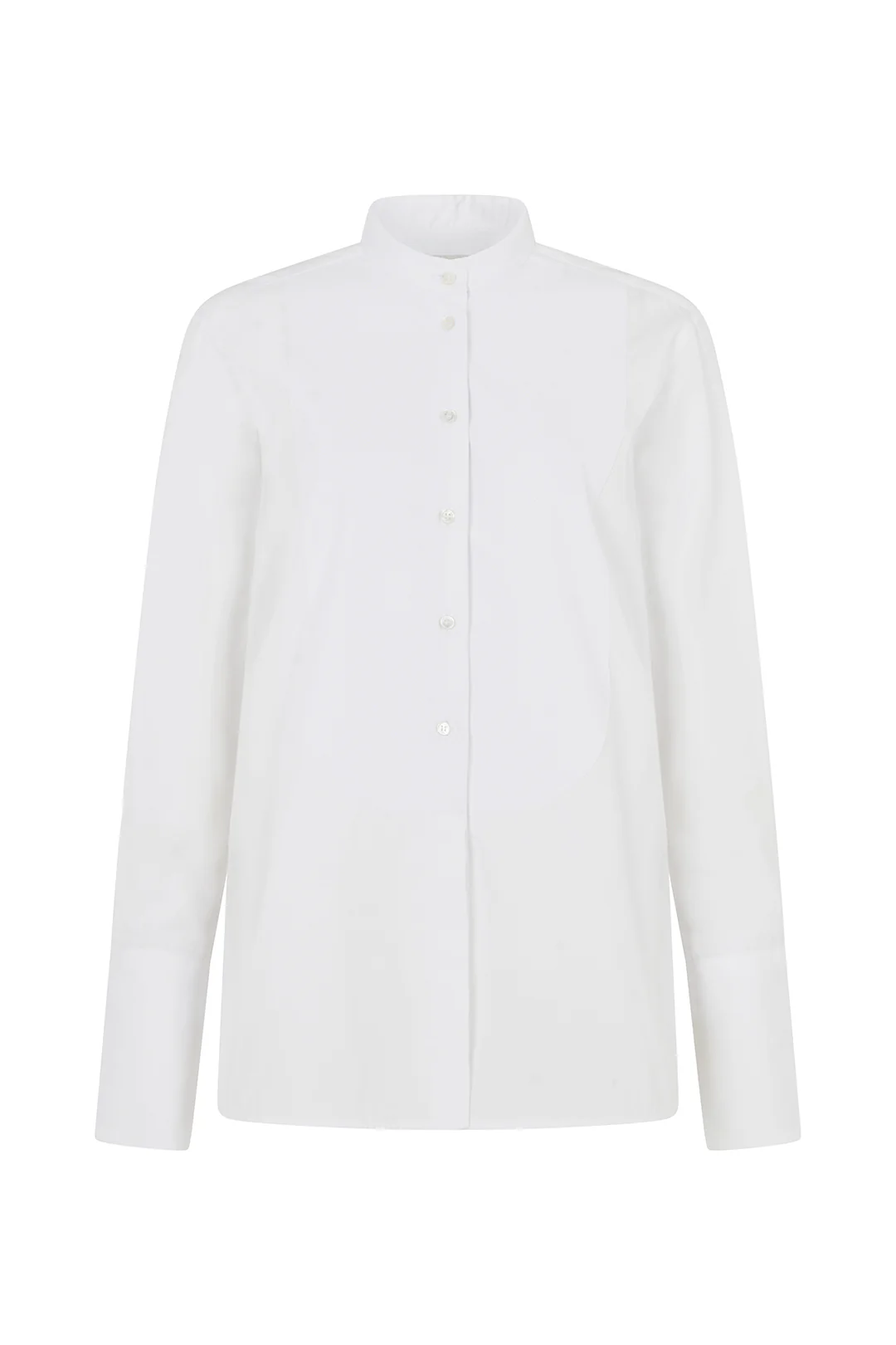 Tuxedo Bib Shirt in Poplin - Image 5