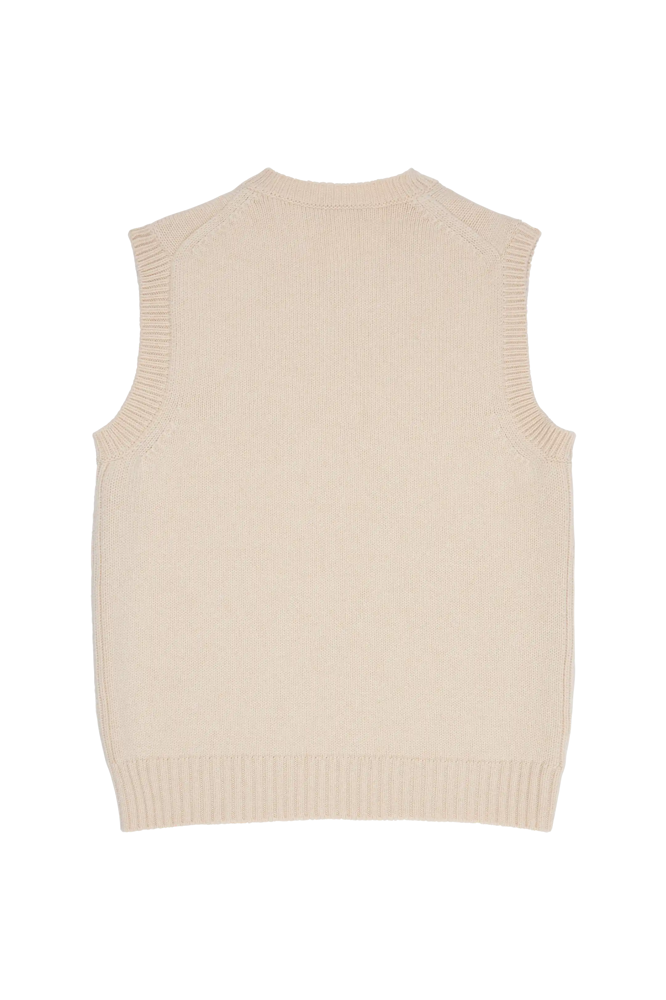 Knitted Vest in Cashmere - Image 5