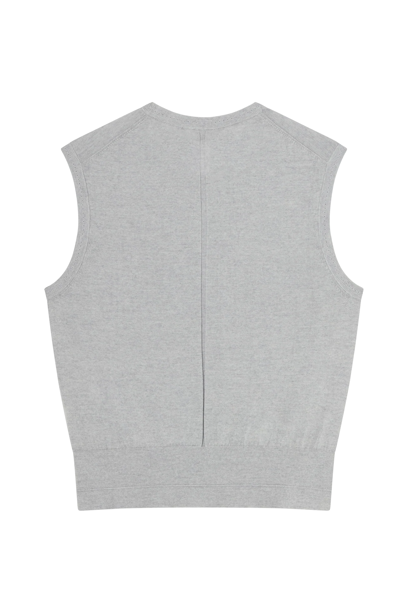 Knitted Vest in Merino - Image 3