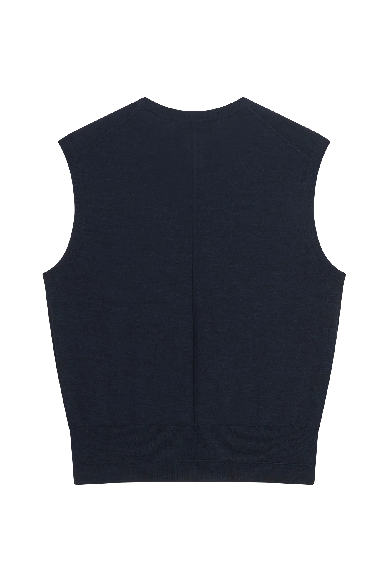 Knitted Vest in Merino - Image 3