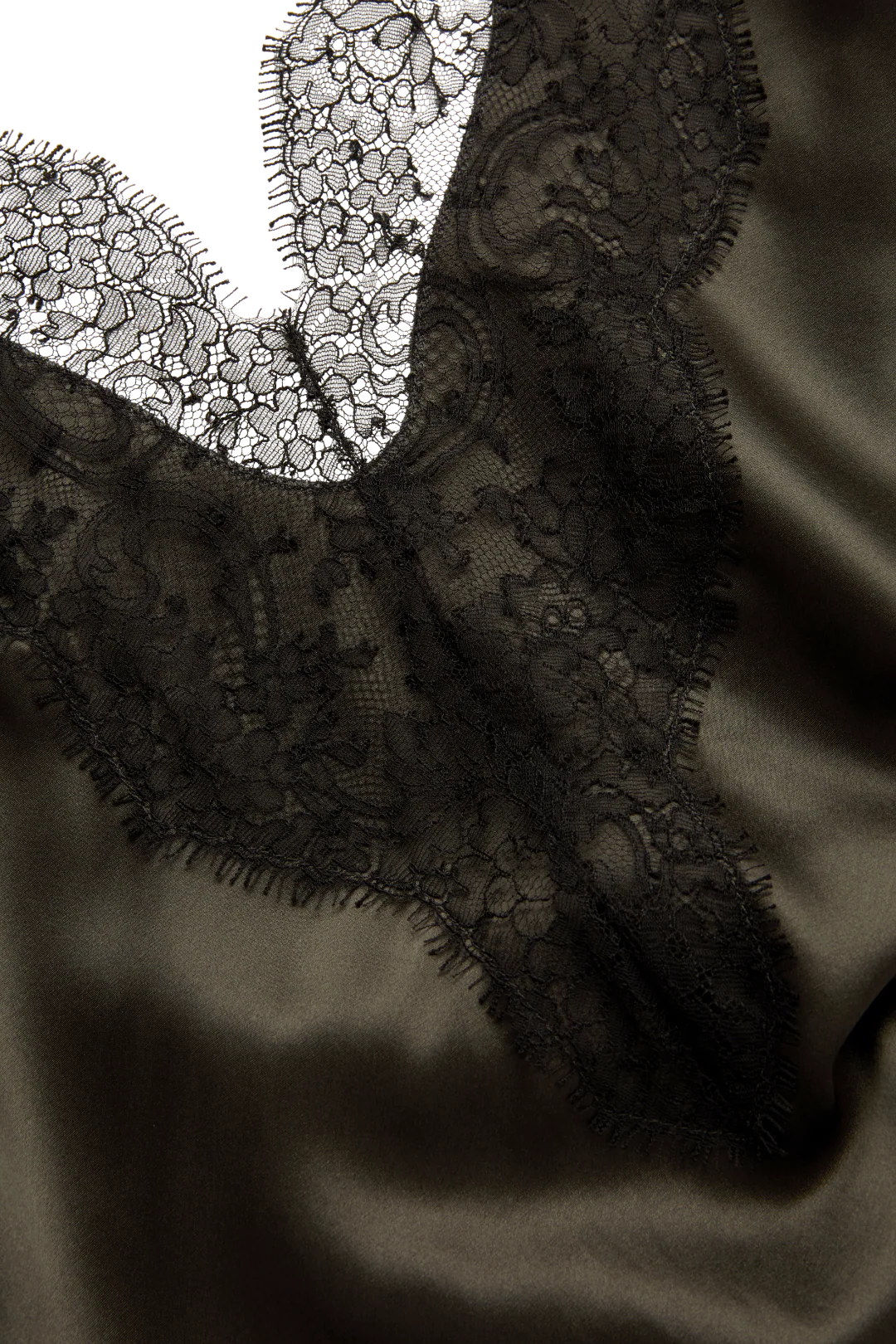 Lace Cami in Silk - Image 4