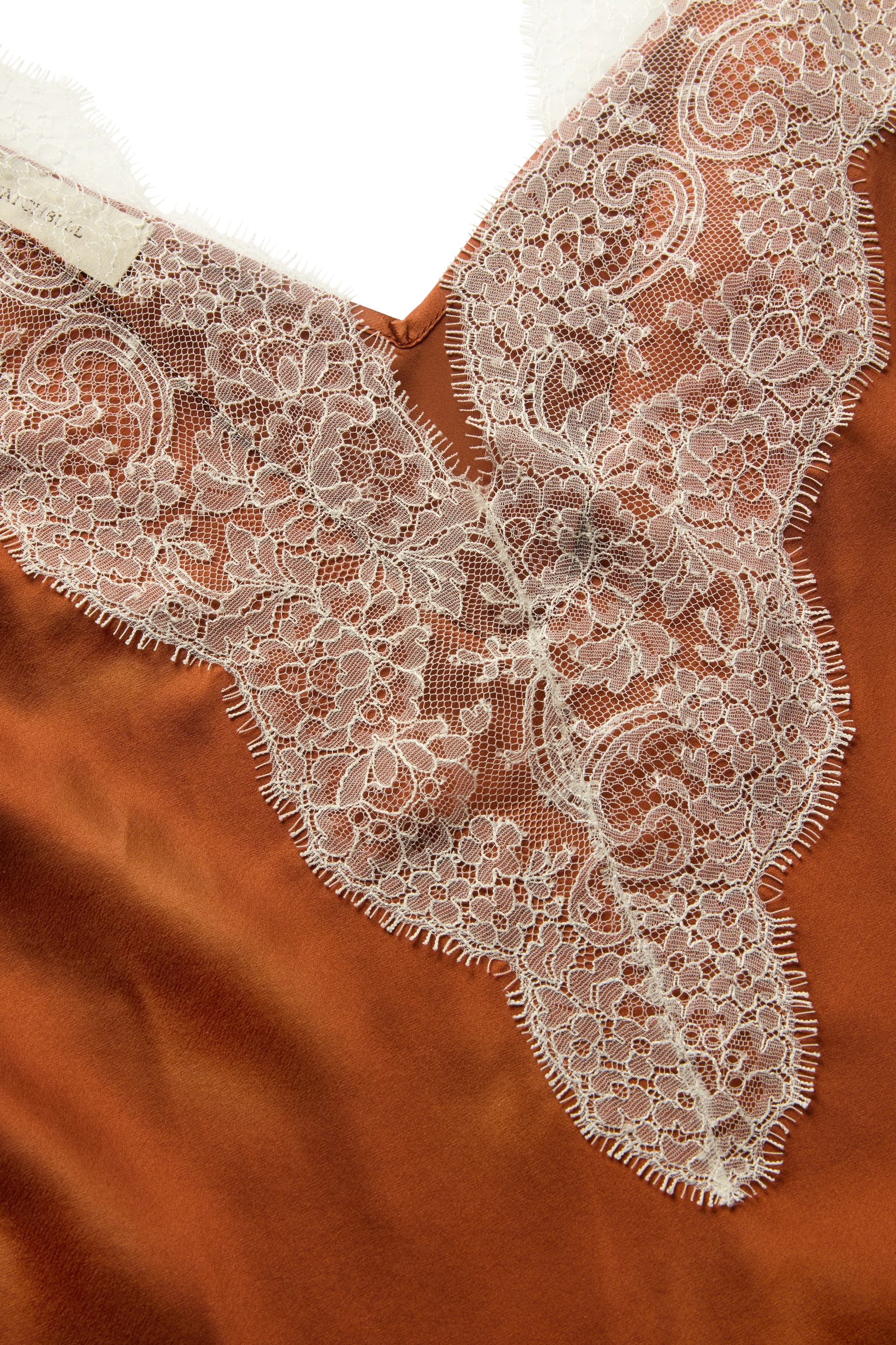 Lace Cami in Silk - Image 2