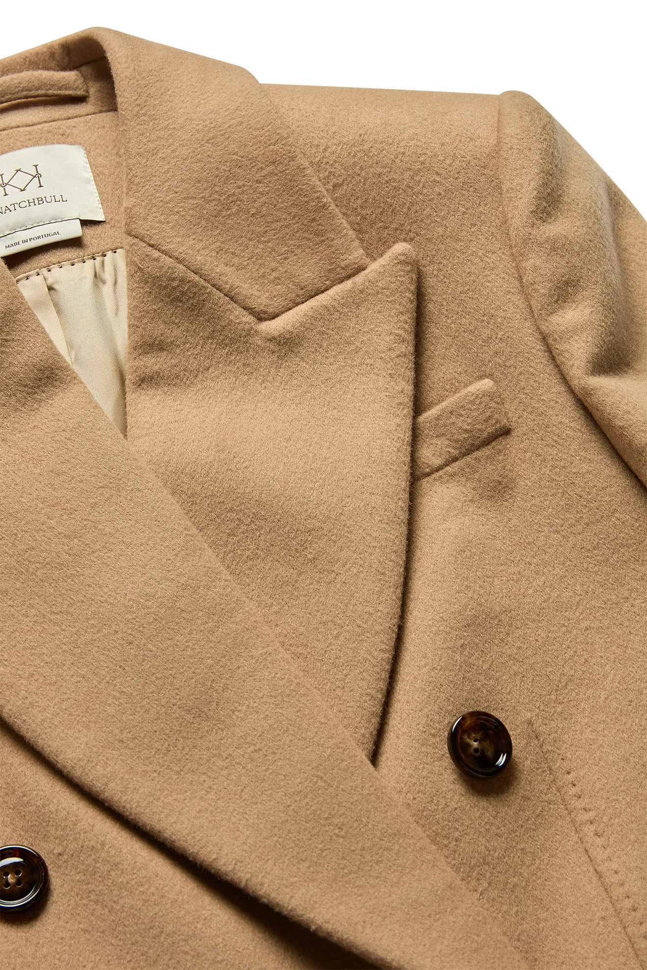 Long Double Breasted Coat in Wool - Image 5