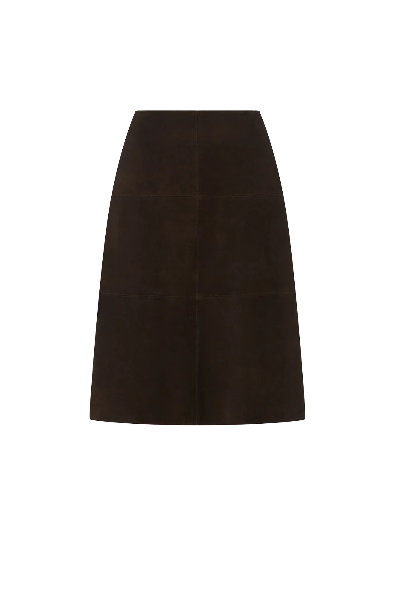 Midi Skirt in Suede - Image 4
