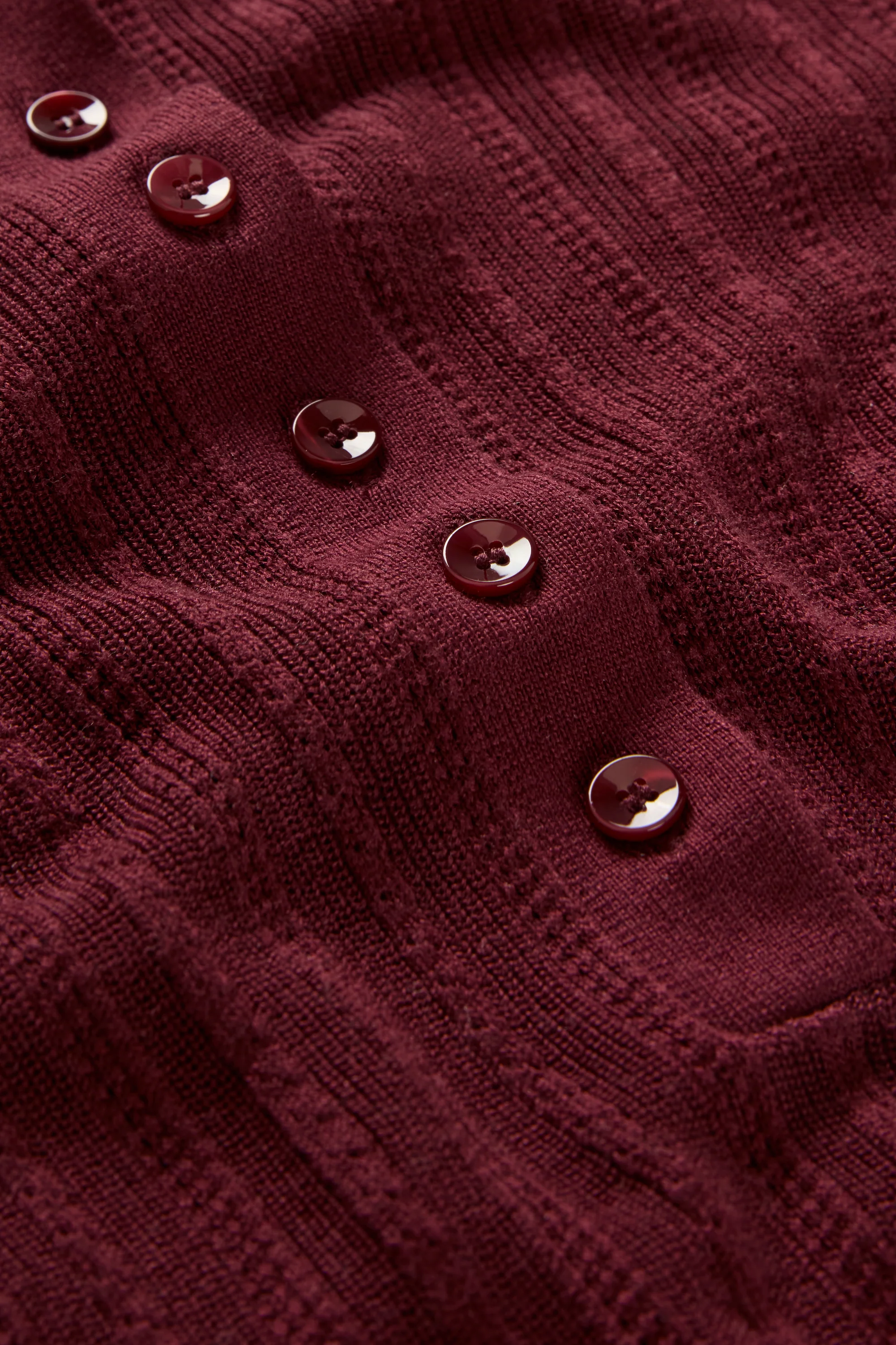 Pointelle Polo in Knitted Silk - Image 5