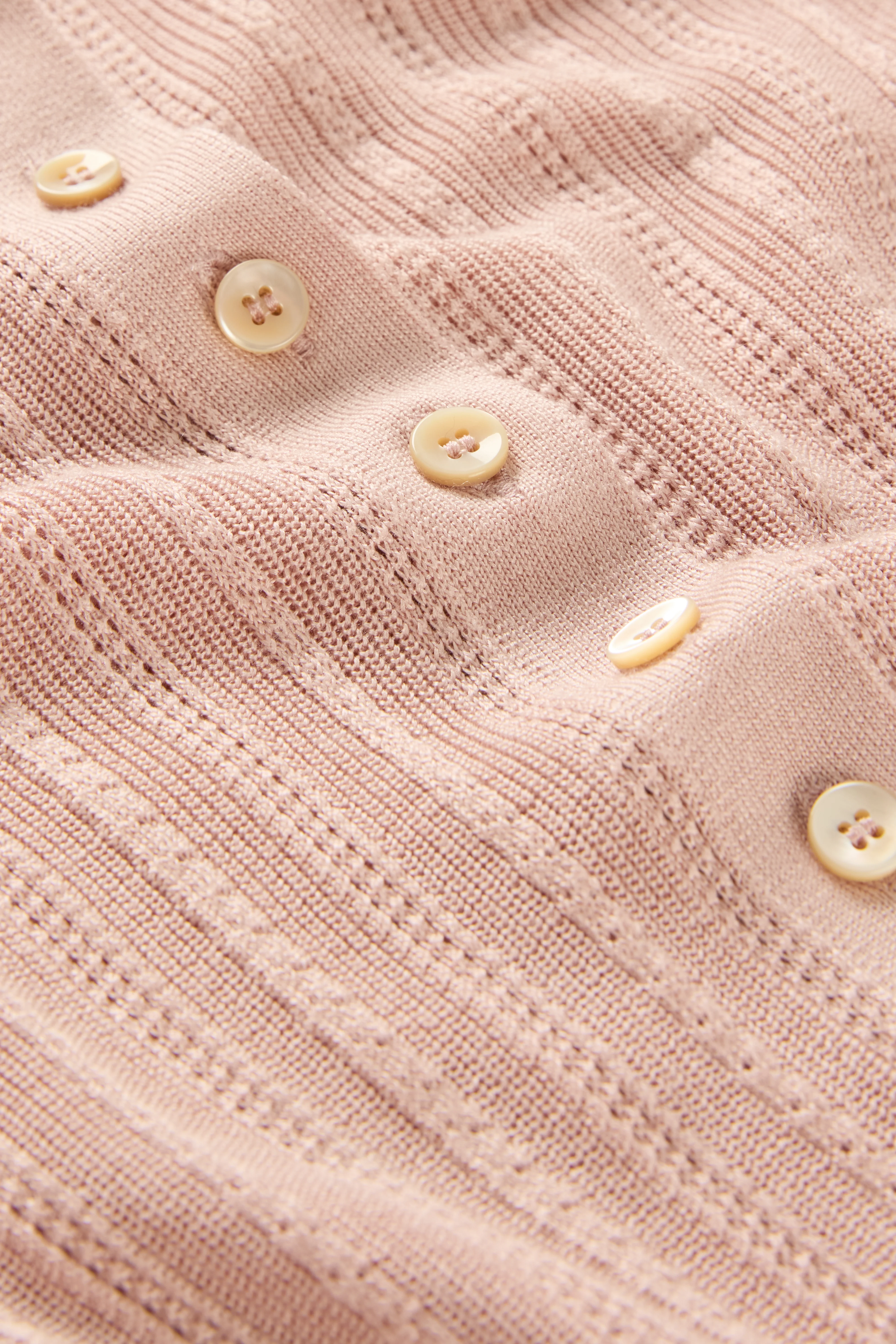 Pointelle Short Sleeve Tee in Knitted Silk - Image 4