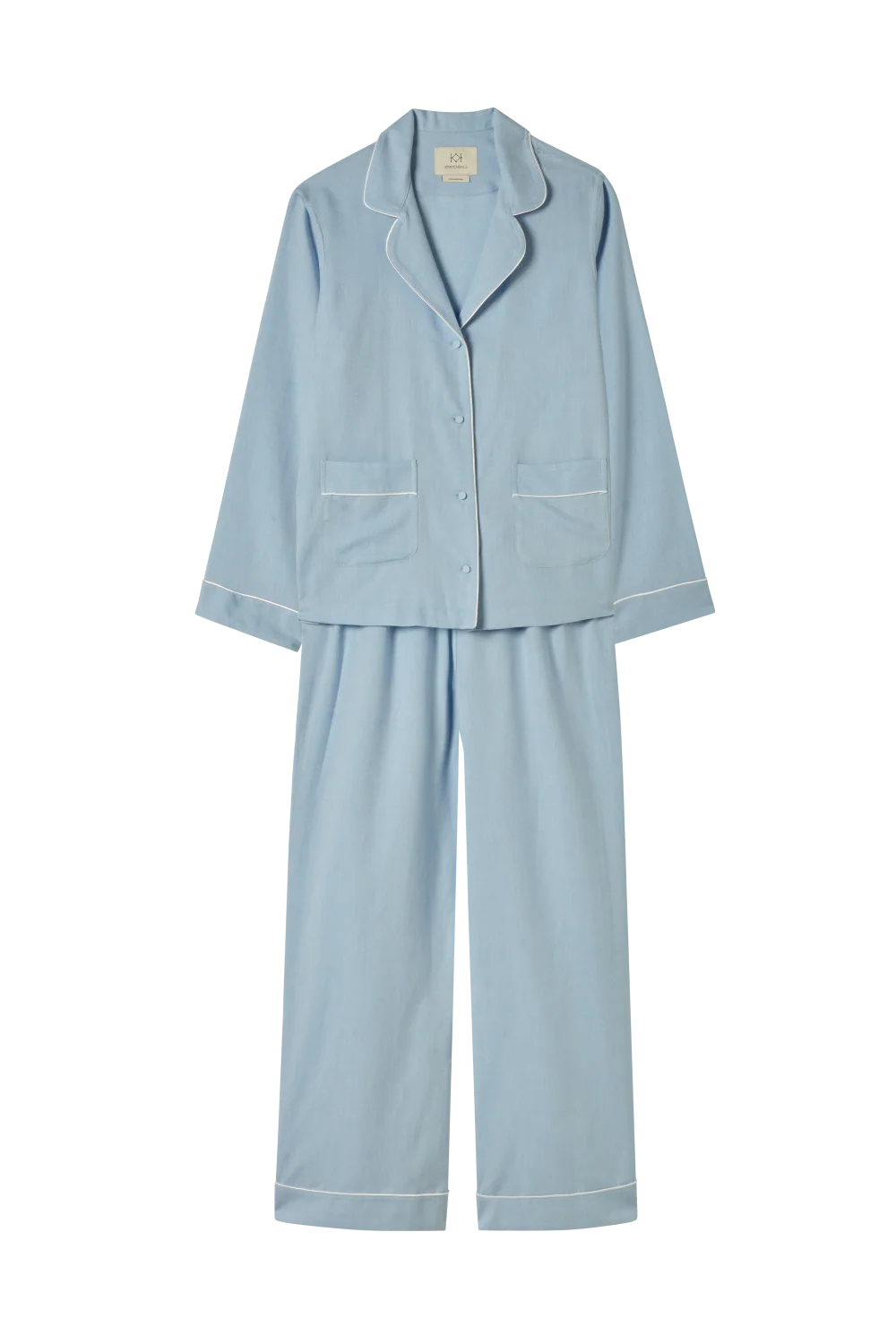 Pyjama Shirt in Cotton Cashmere - Image 4
