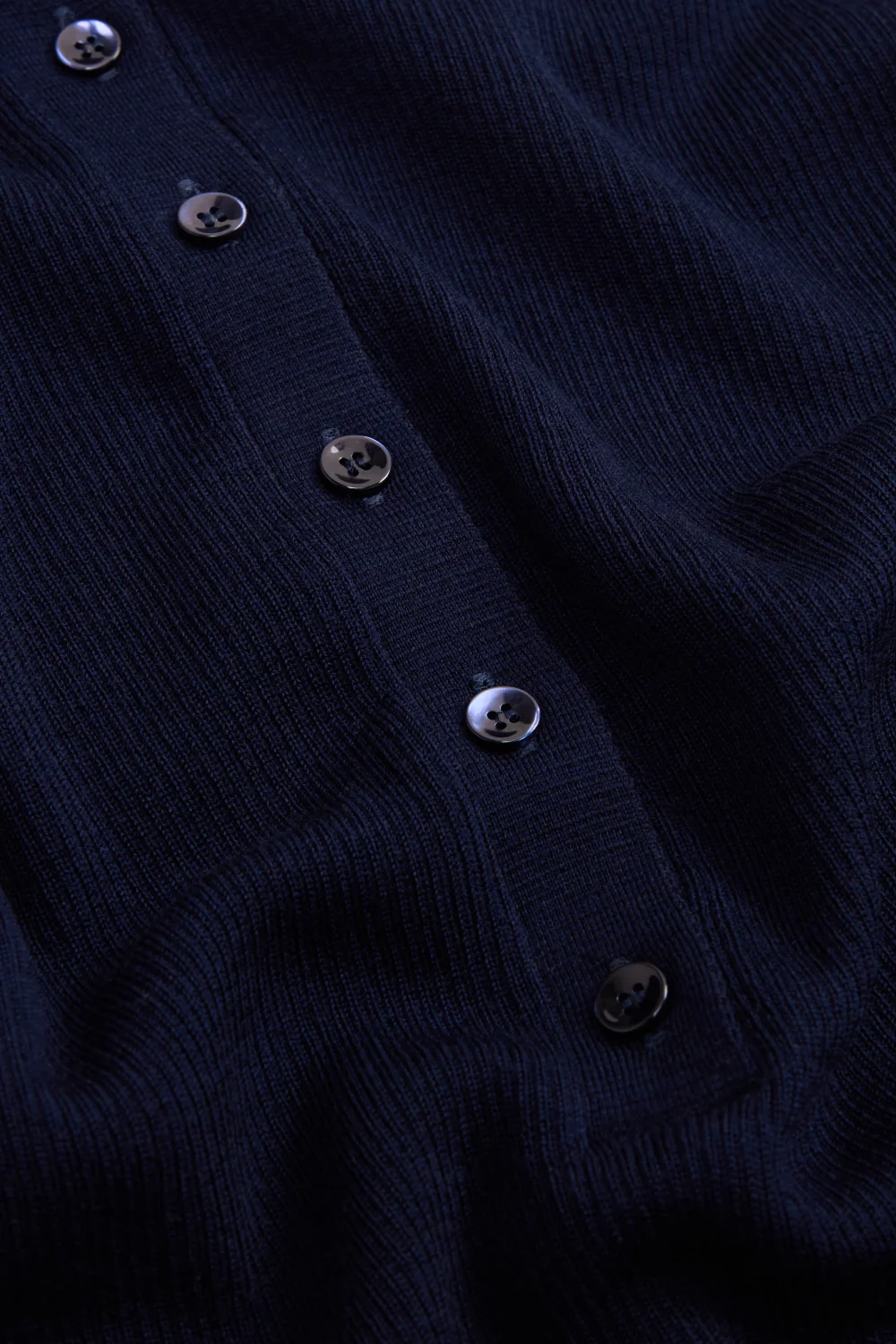 Ribbed Polo in Merino - Image 5