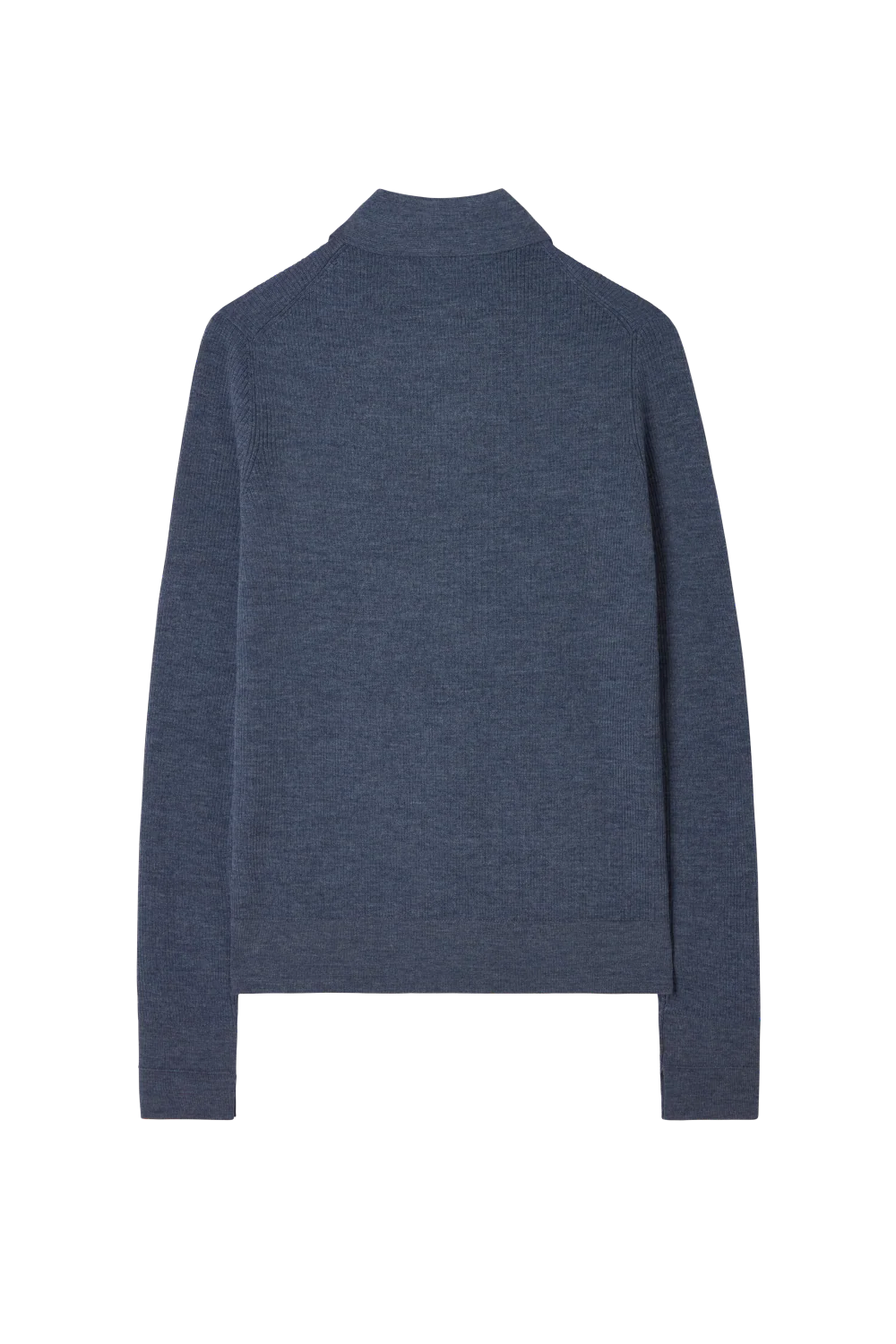 Ribbed Polo in Merino - Image 6