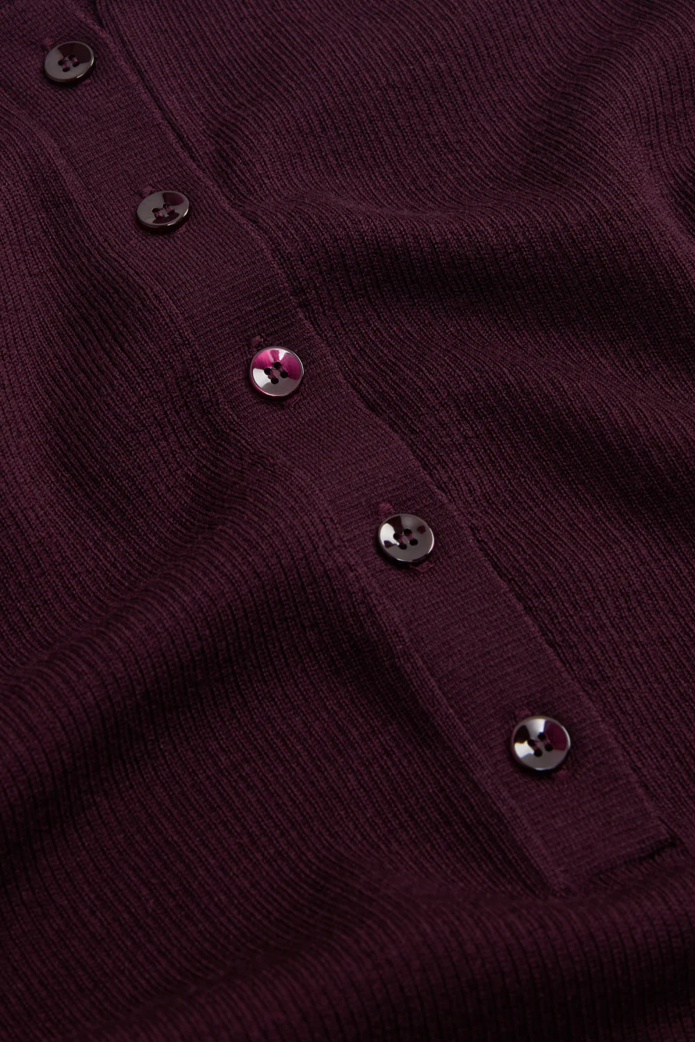 Ribbed Polo in Merino - Image 5
