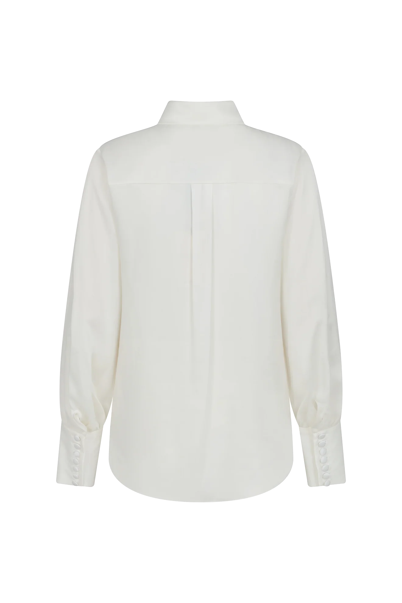 Silk Blouse in Sandwashed Silk Satin - Image 3