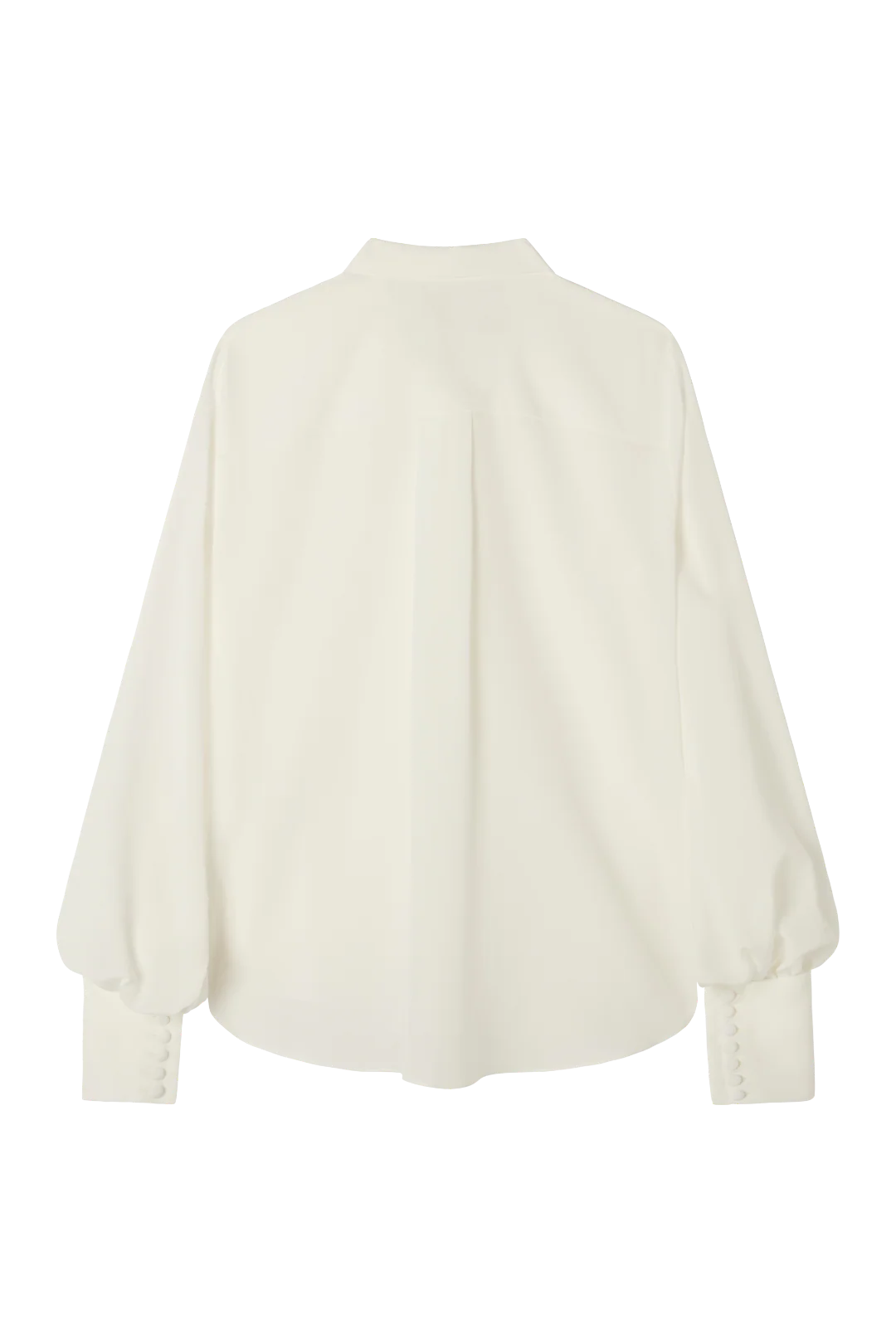 Bow Blouse in Sandwashed Crepe De Chine - Image 5