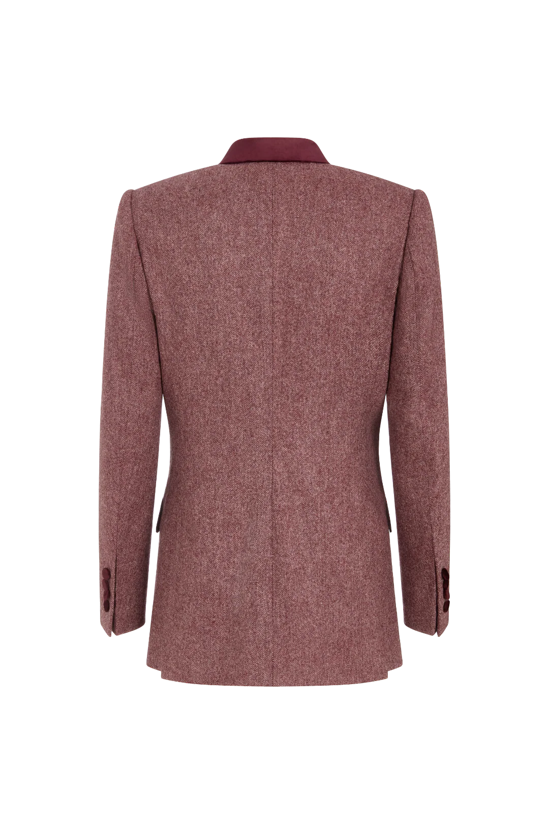 Single Breasted Jacket in Herringbone Wool - Image 6
