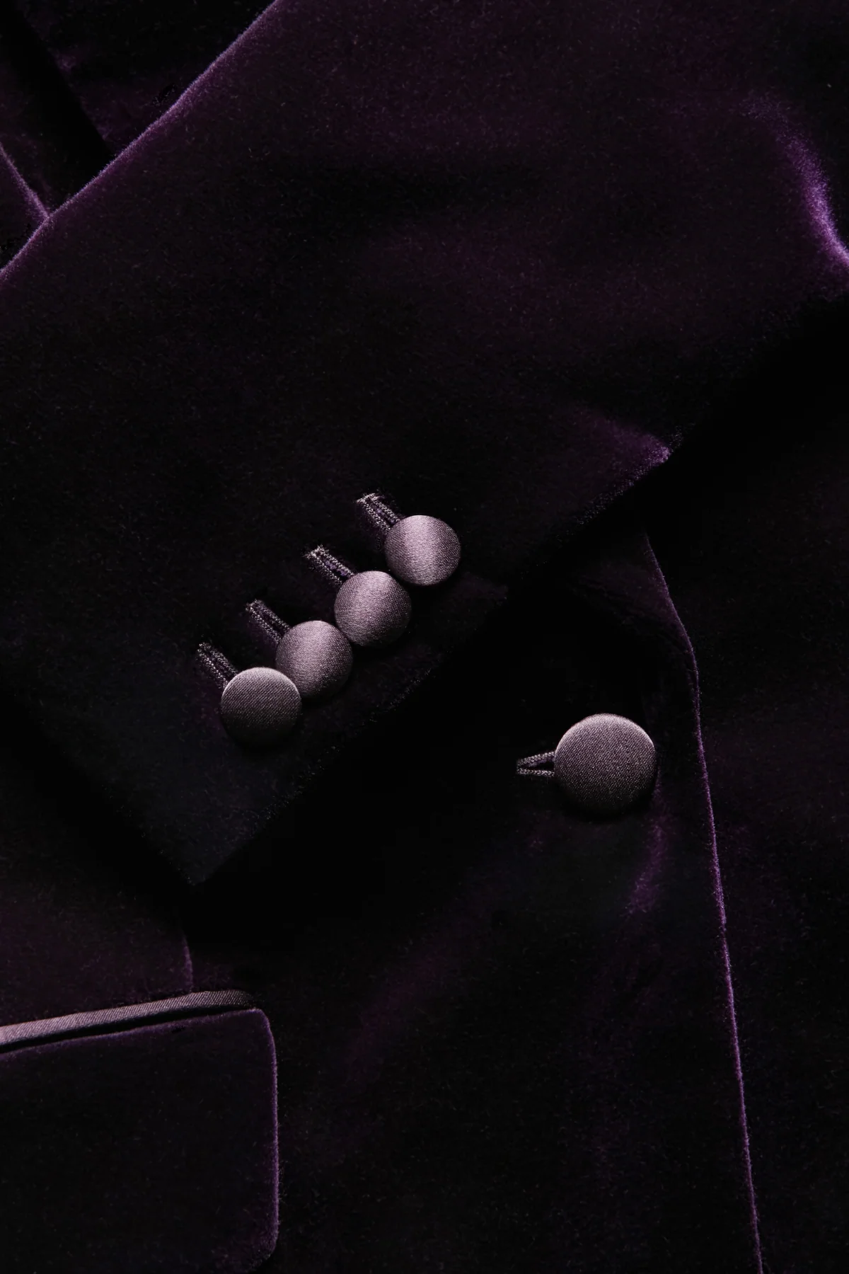 Single Breasted Jacket in Velvet - Image 4