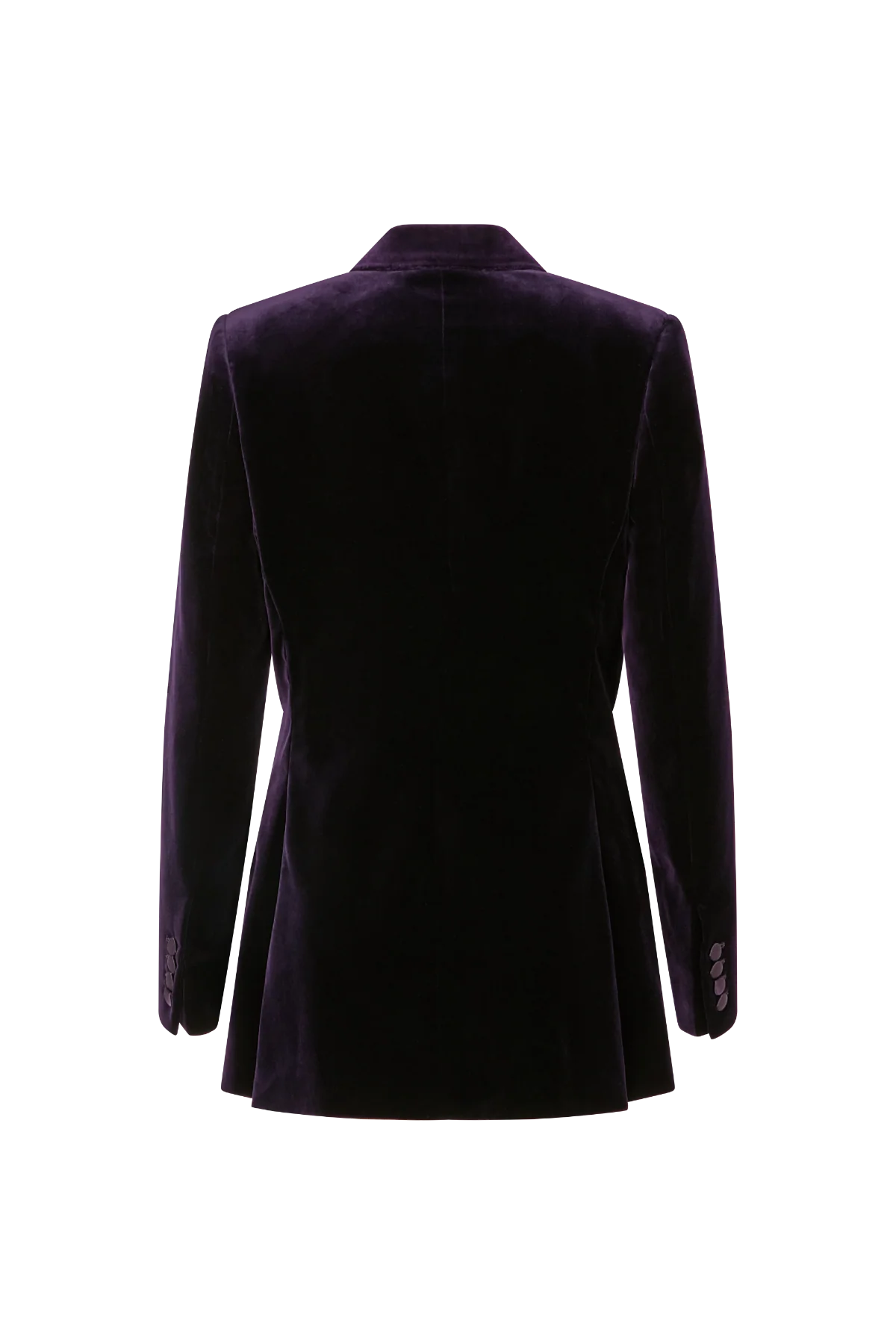 Single Breasted Jacket in Velvet - Image 5