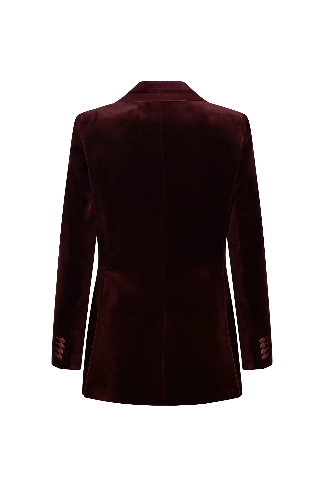 Single Breasted Jacket in Velvet - Image 5