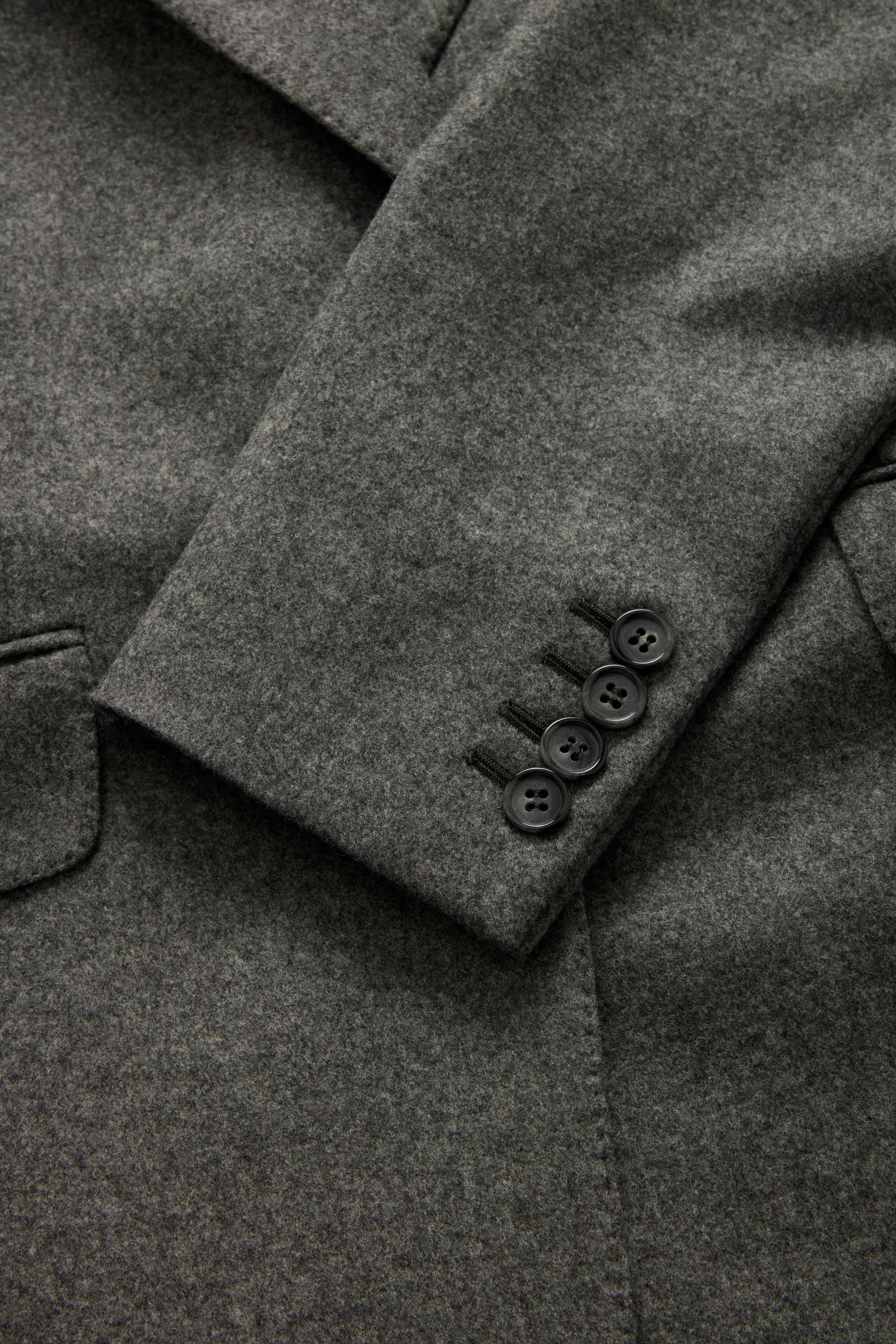 Single Breasted Jacket with Two Buttons in Wool - Image 4
