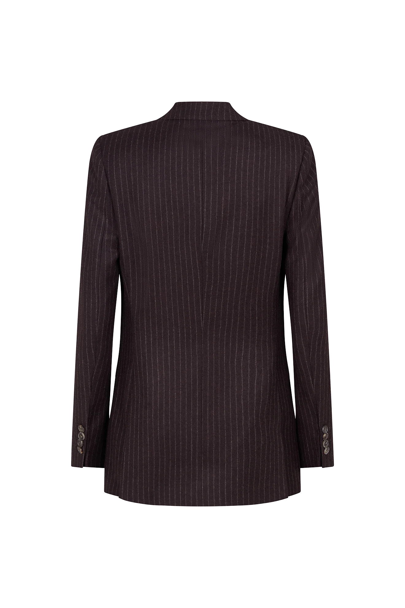 Single Breasted Jacket in Wool Pinstripe - Image 6