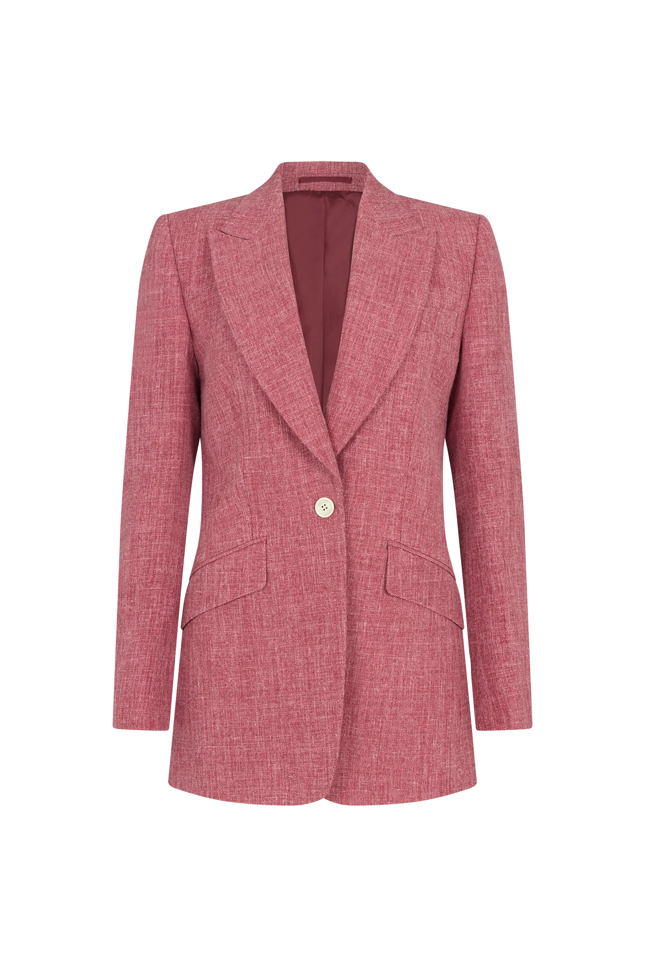 Single Breasted Jacket in Linen