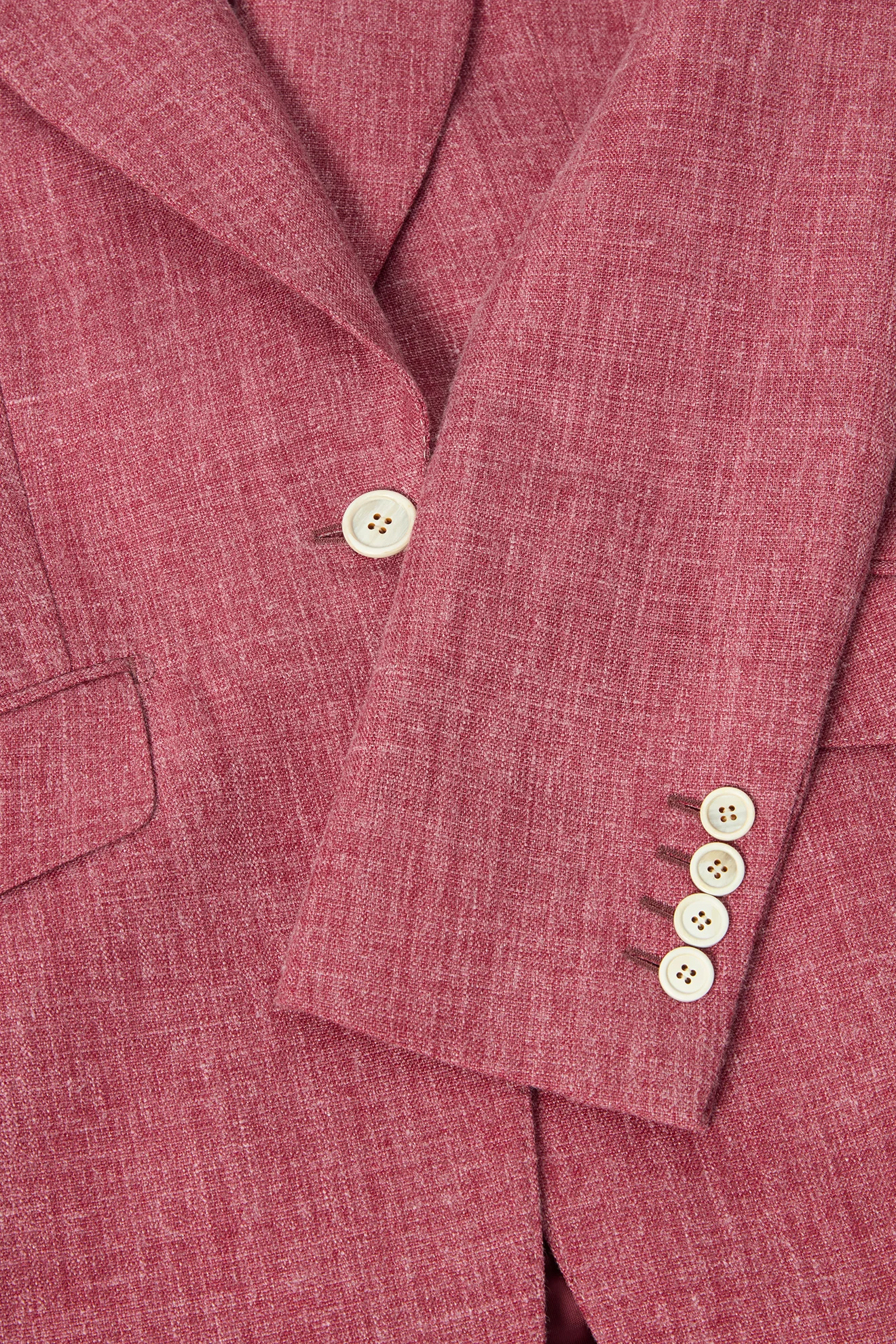 Single Breasted Jacket in Linen - Image 6