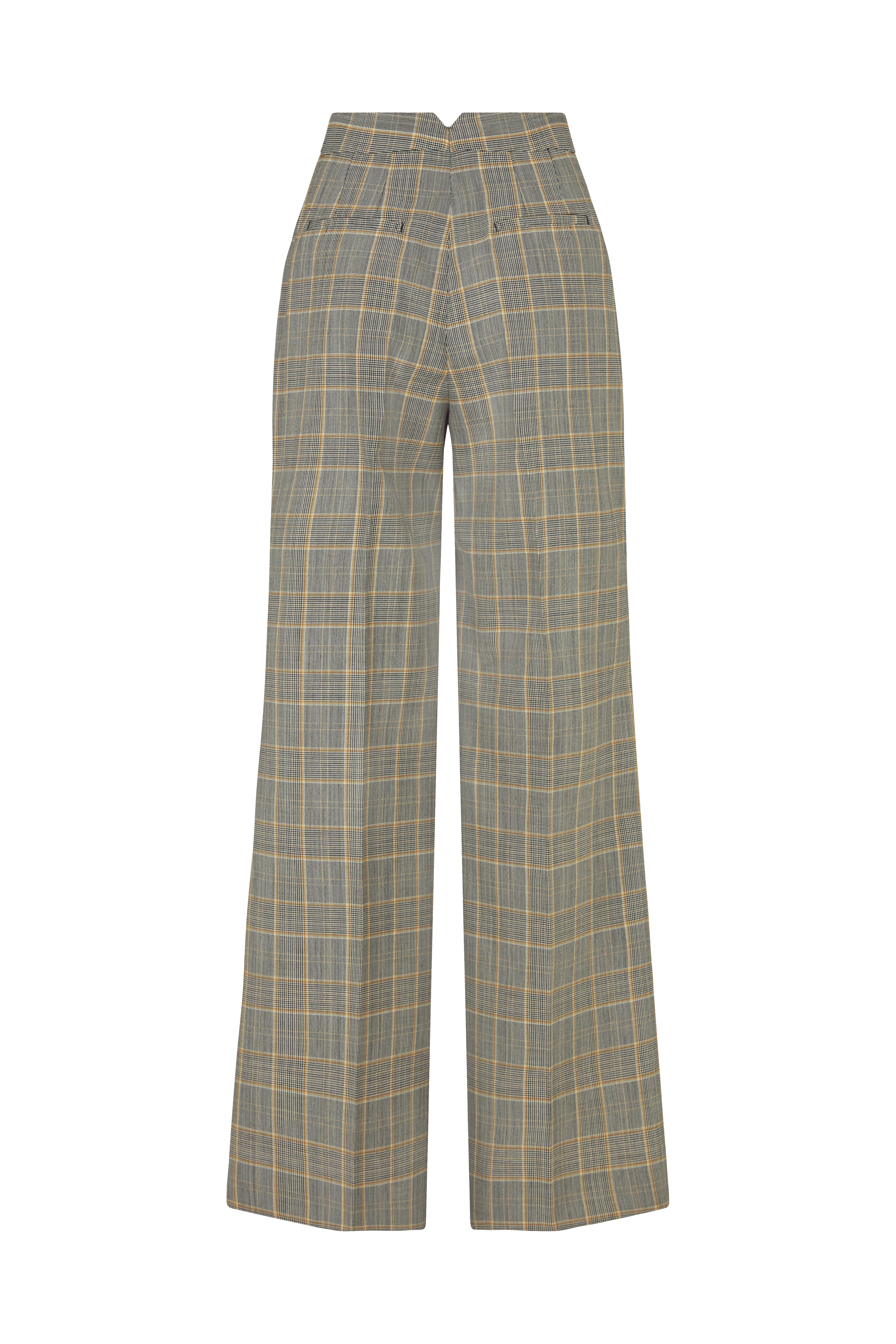 Straight Leg Trouser in Prince of Wales Check - Image 3
