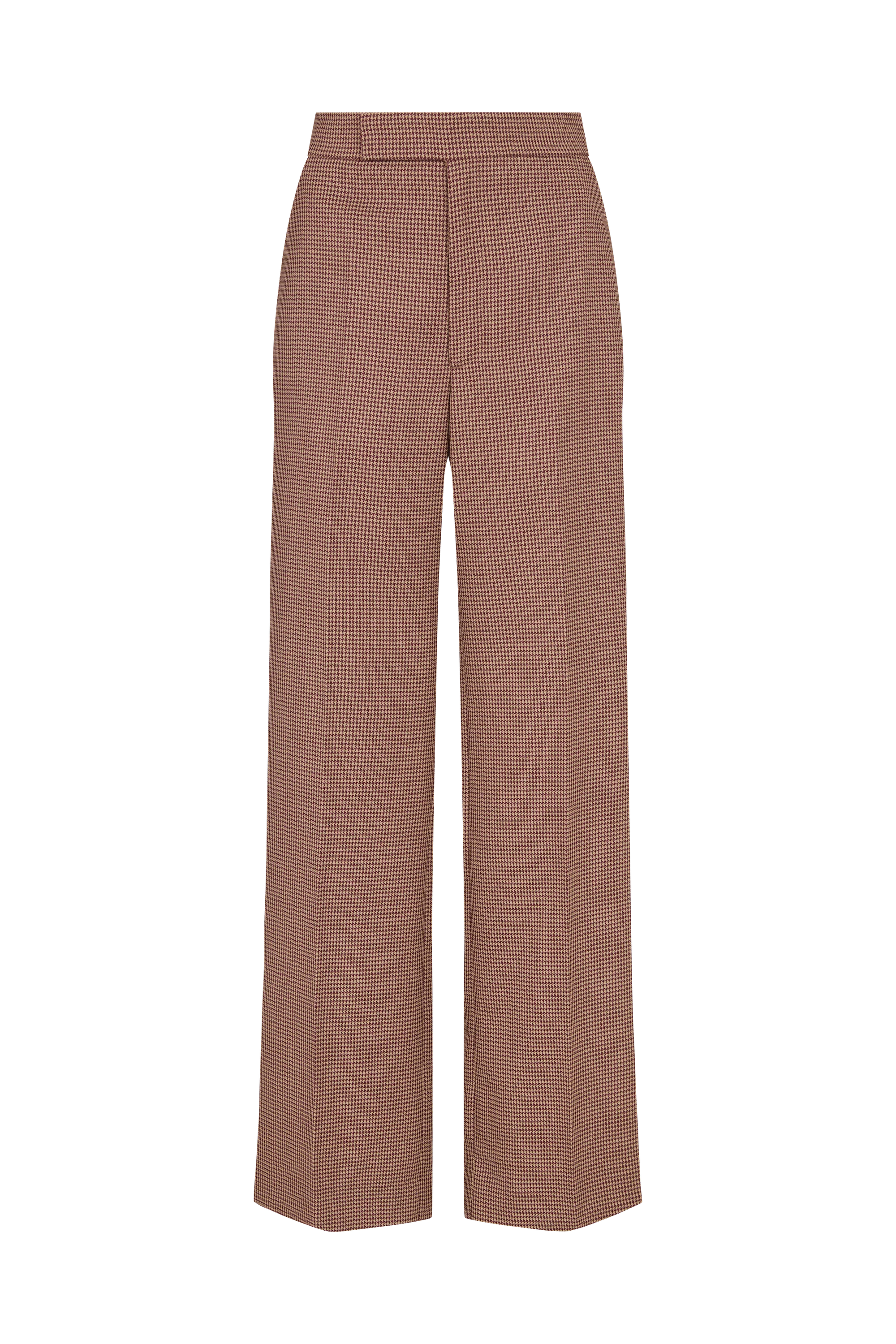 Straight Leg Trouser in Puppytooth