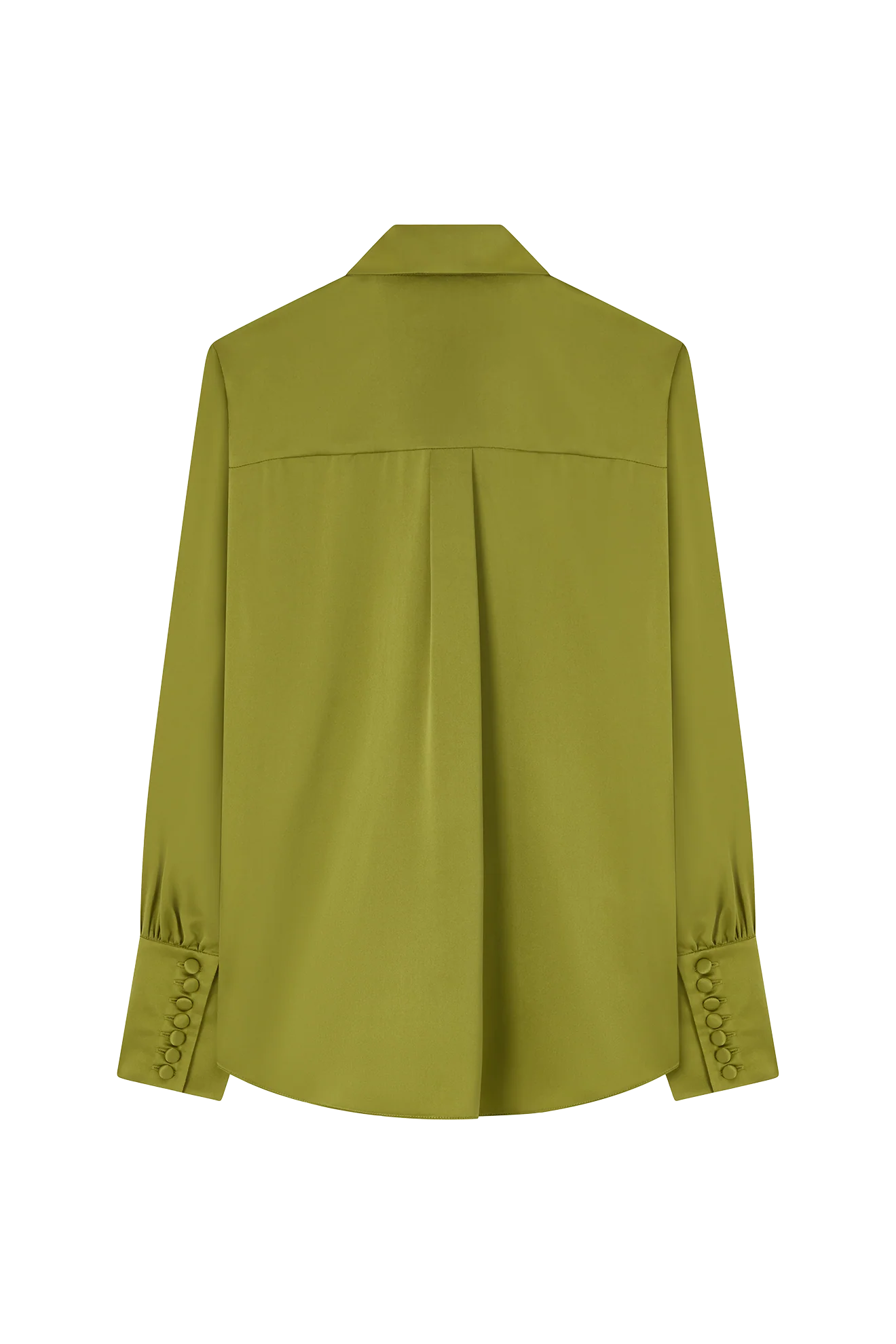 Silk Blouse in Sandwashed Silk Satin - Image 4