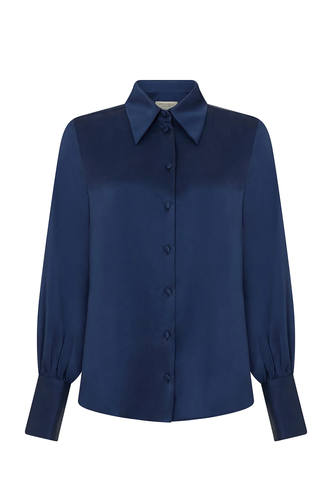 Silk Blouse in Sandwashed Silk Satin - Image 4