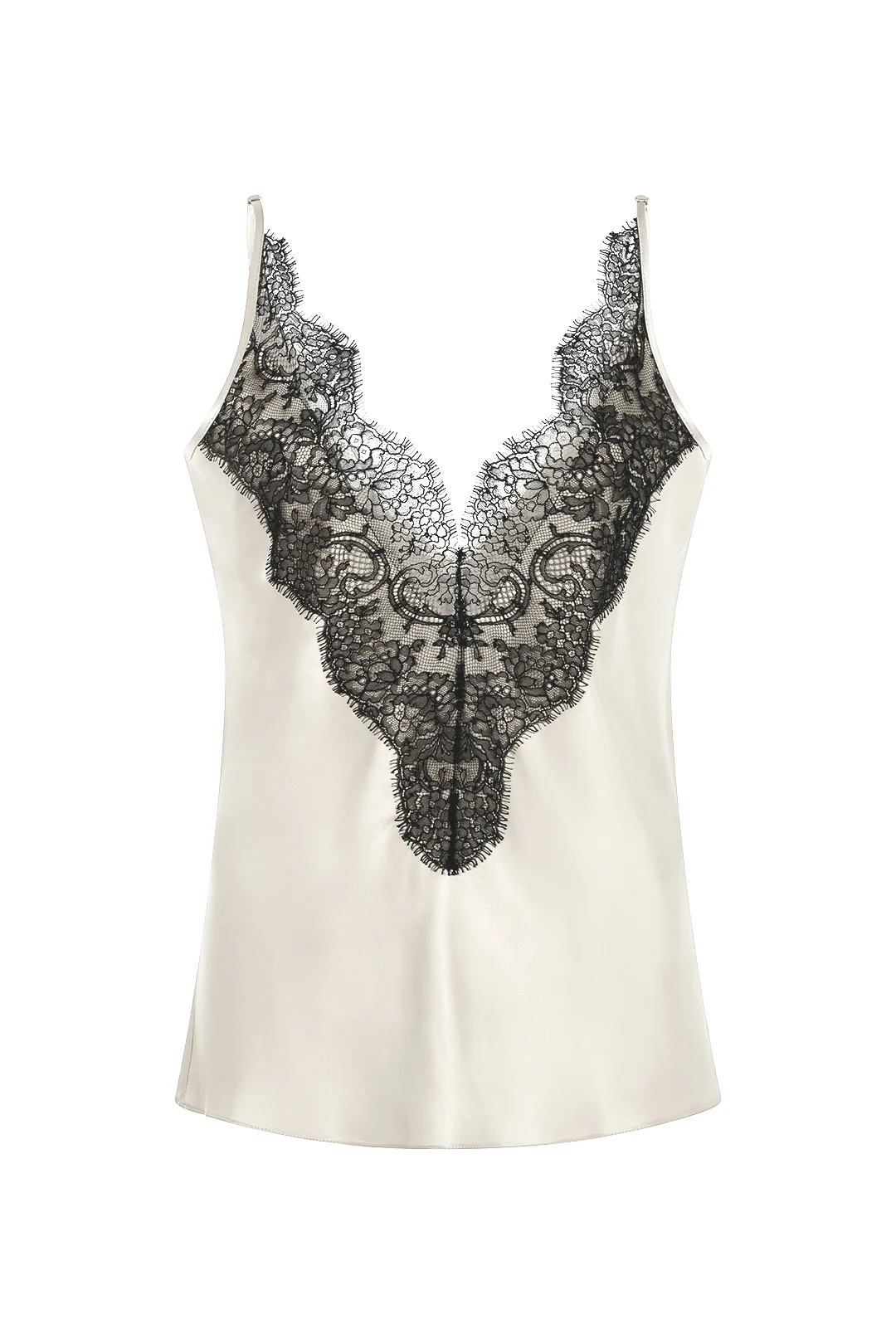 Lace Cami in Silk - Image 3