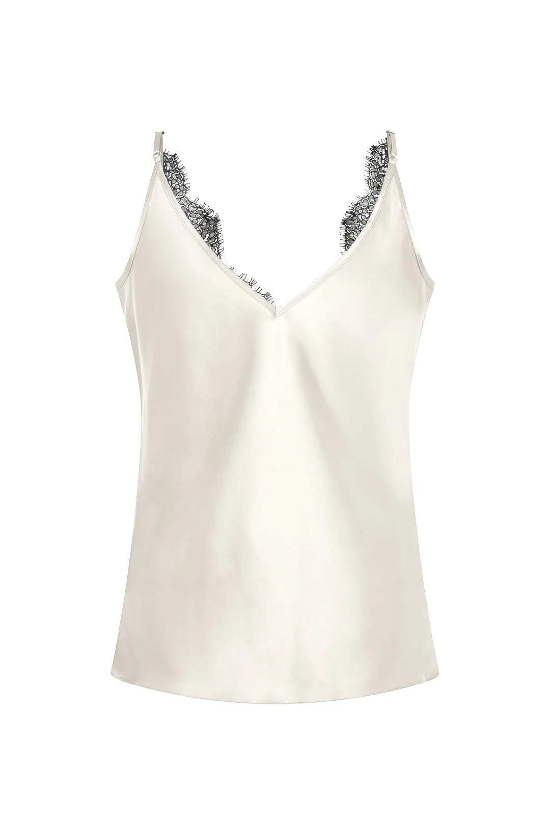 Lace Cami in Silk - Image 4