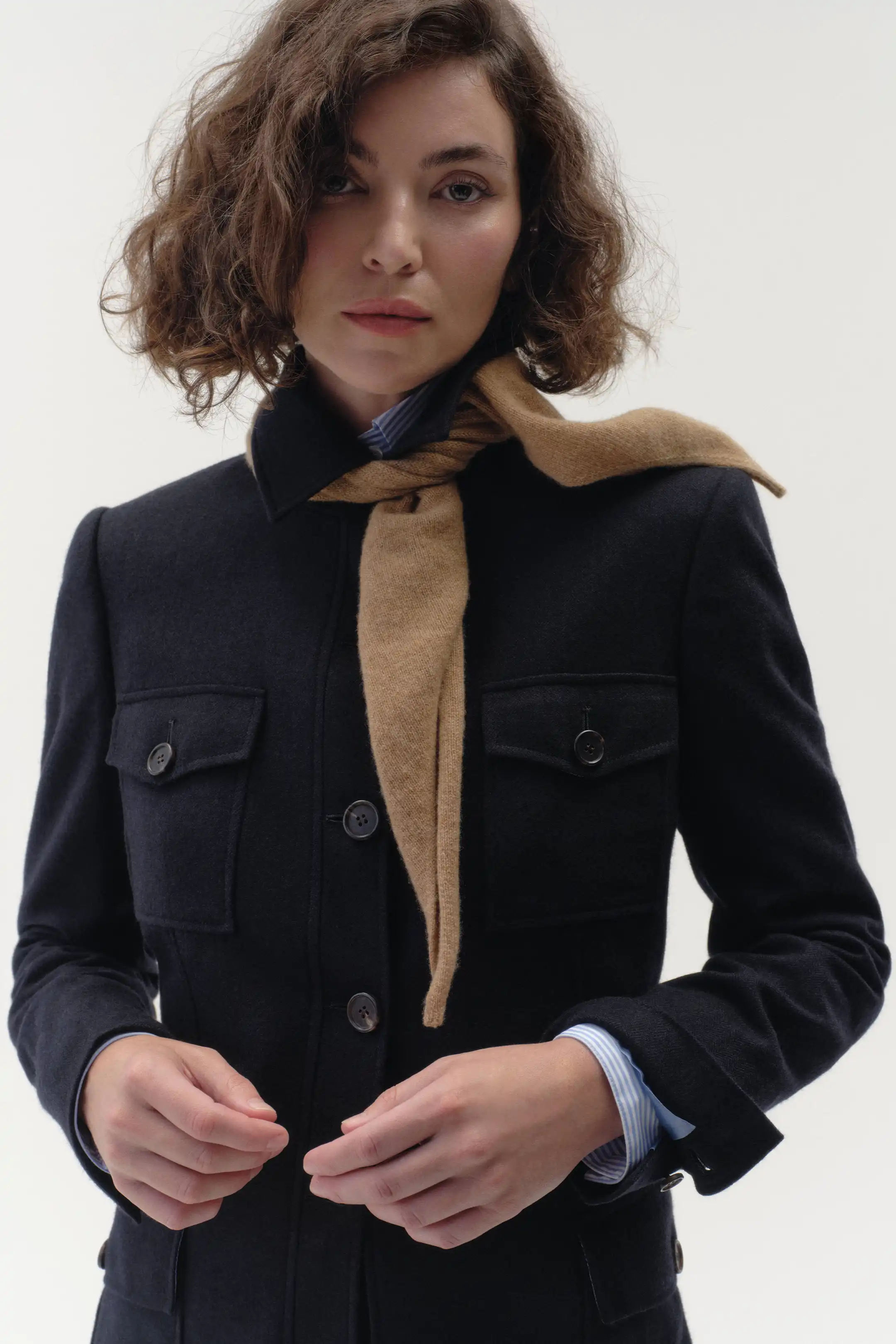 Travel Jacket in Herringbone - Image 3