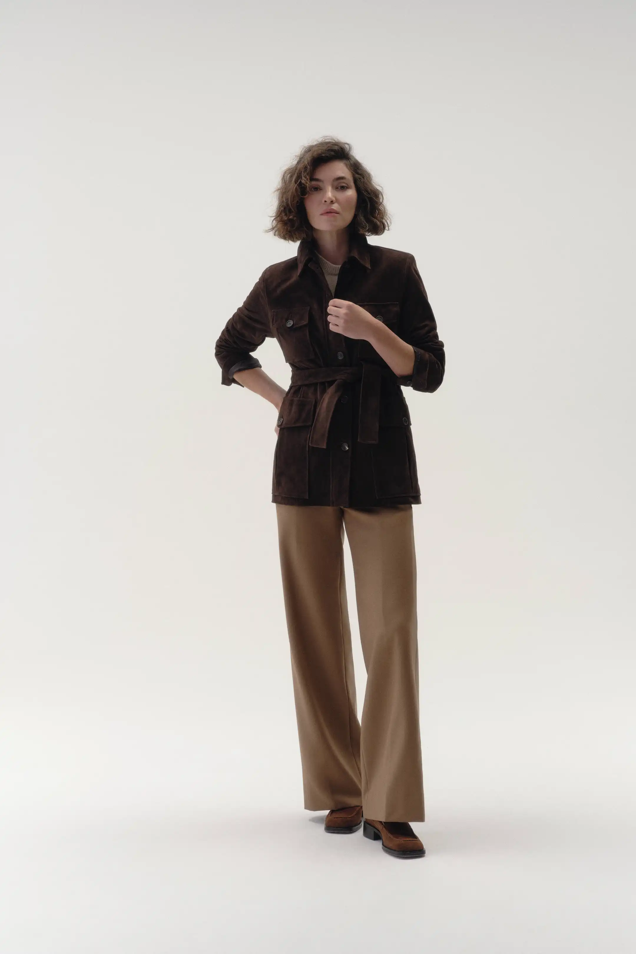 Travel Jacket in Suede - Image 4