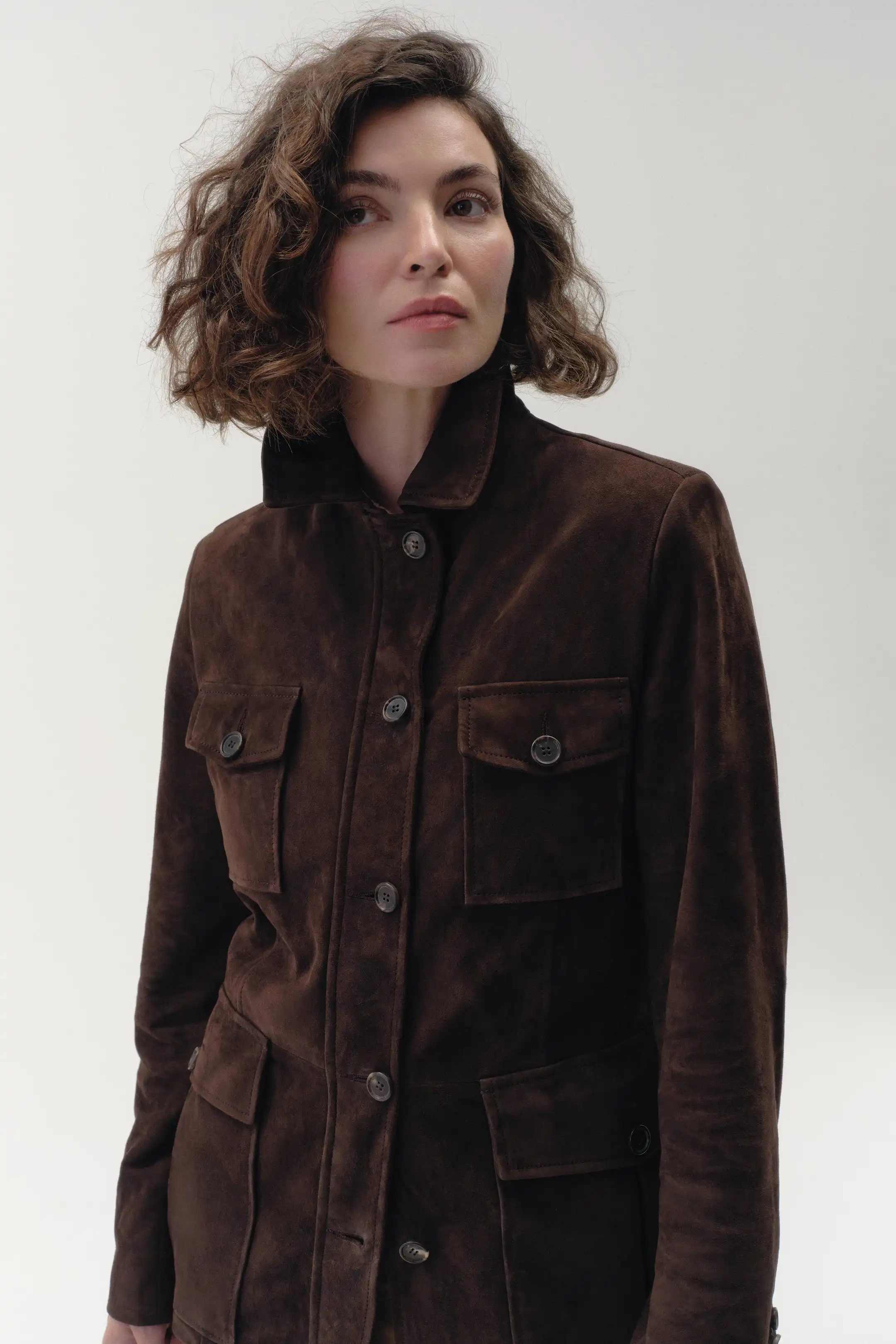 Travel Jacket in Suede - Image 5