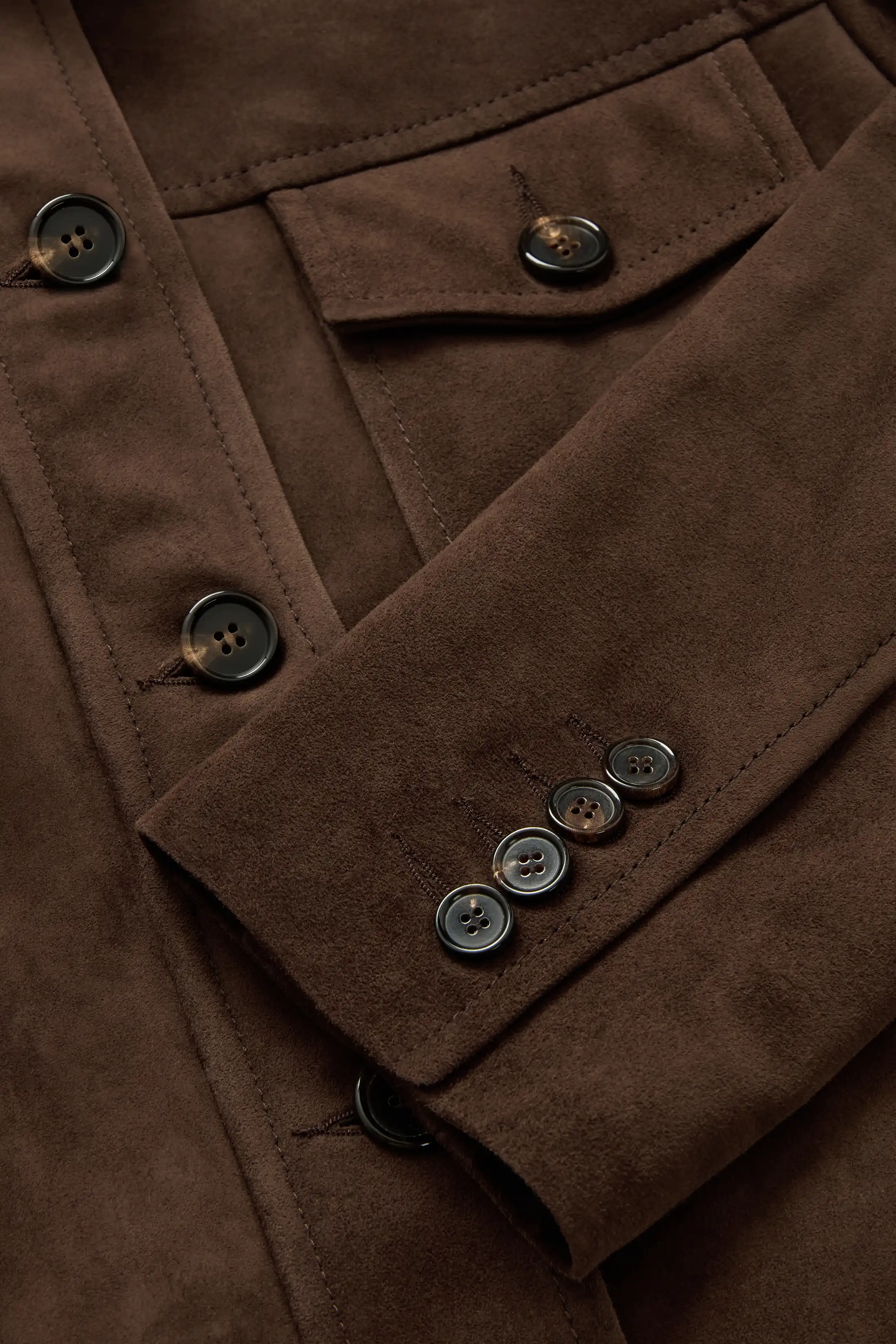 Travel Jacket in Suede - Image 7