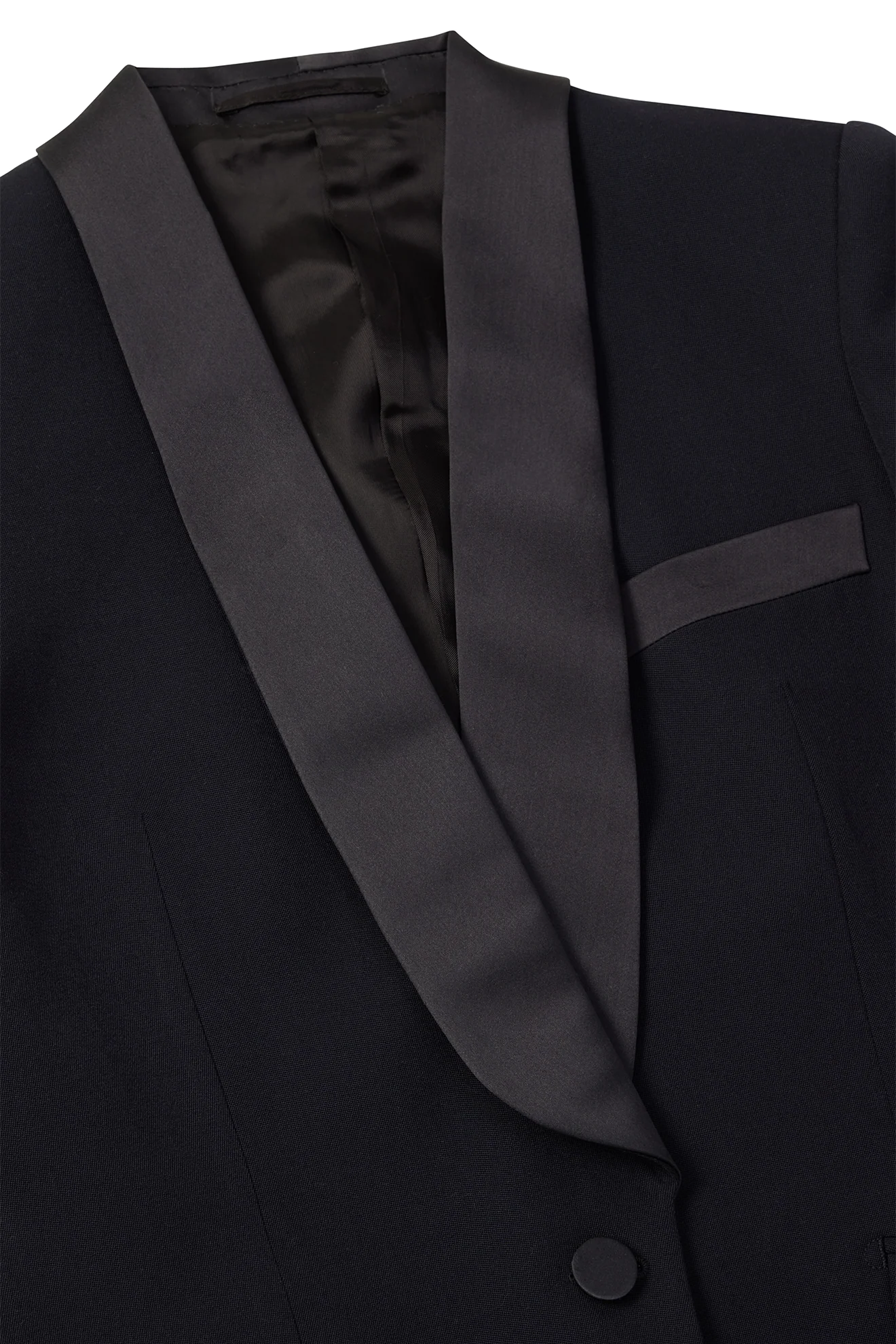Tuxedo Jacket with Shawl Collar in Barathea - Image 3